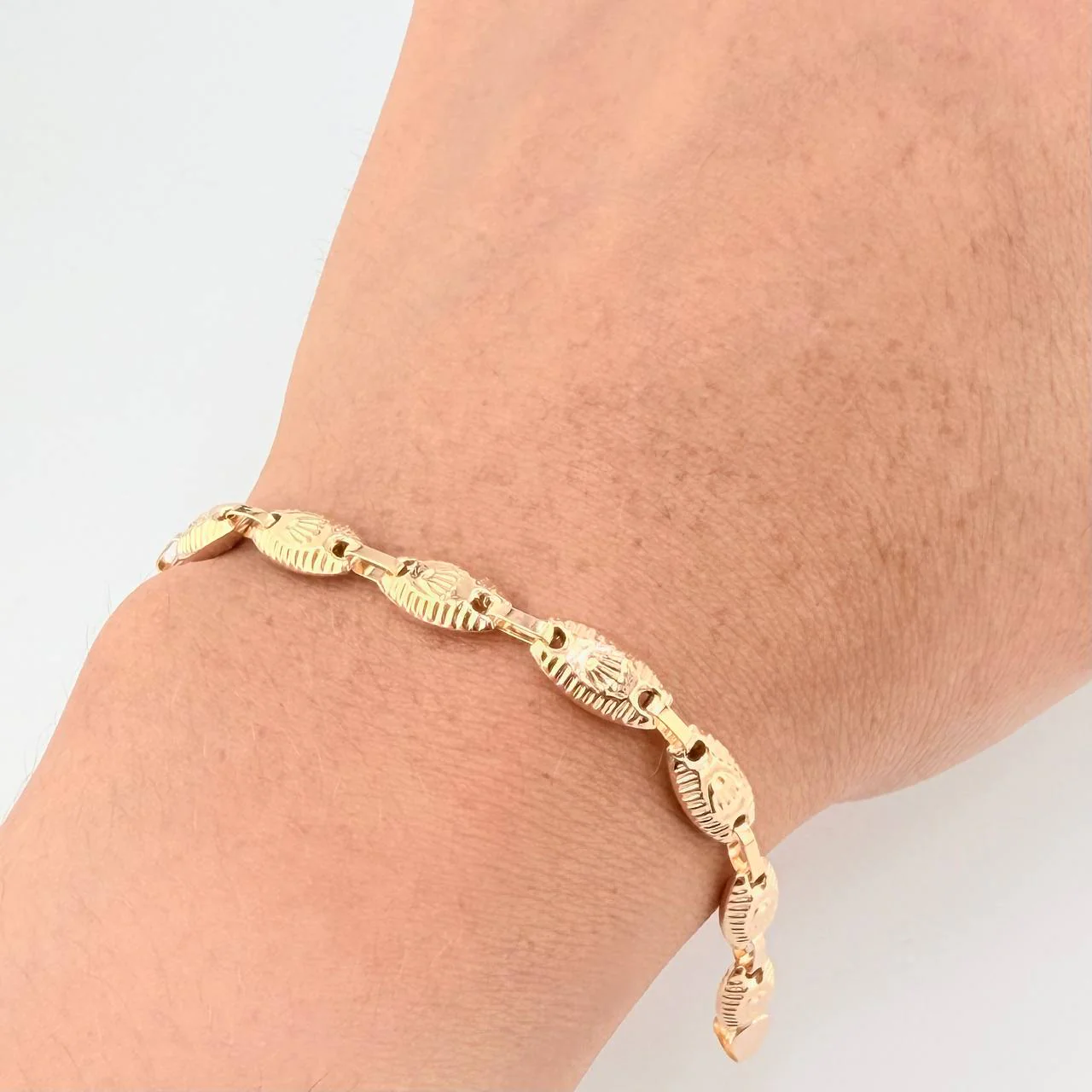 Pulso Rustico Corona 4.75 g / 20 cm / 5.5 mm Oro Amarillo 18K - Image 4