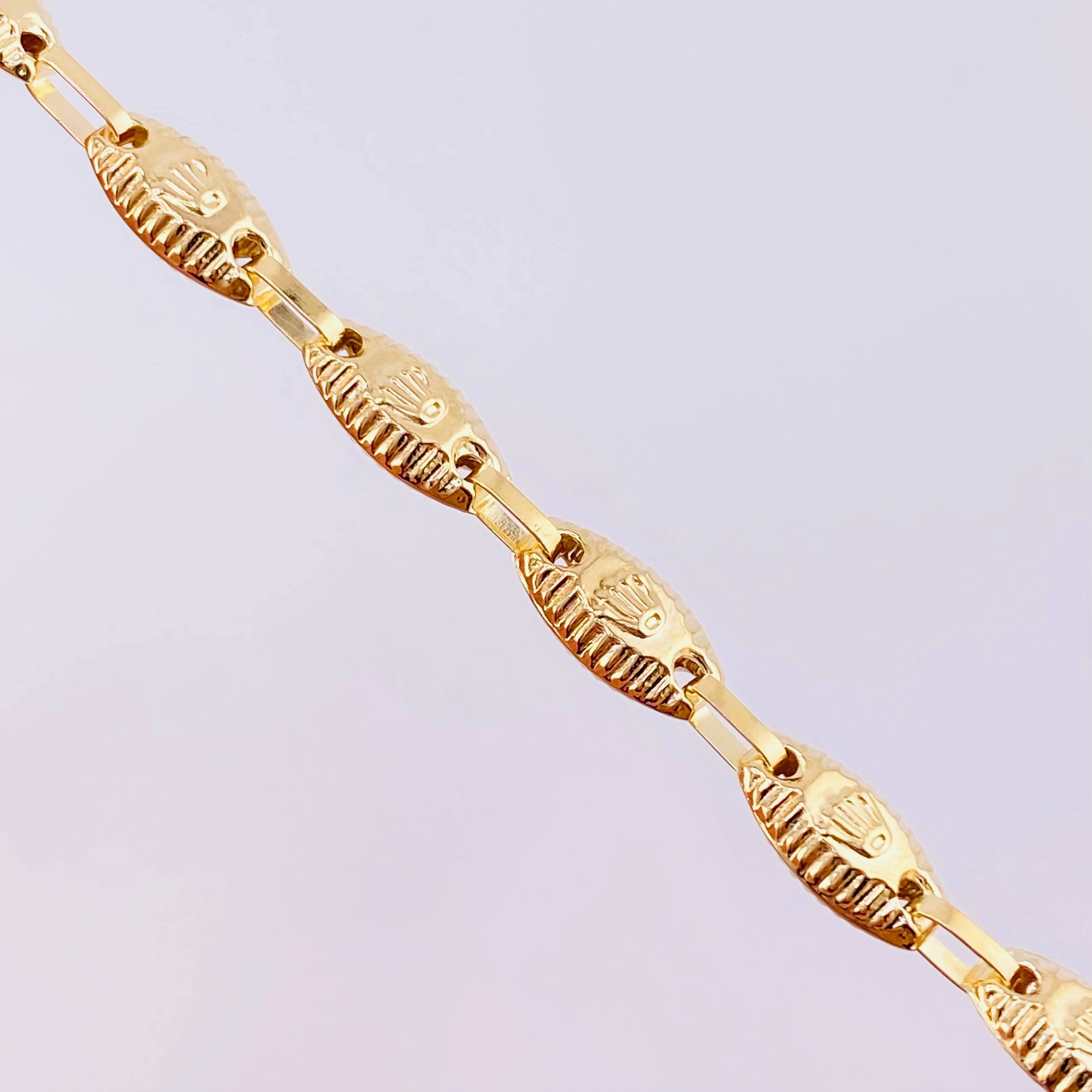 Pulso Rustico Corona 5.1 g / 21.5 cm / 5.5 mm Oro Amarillo 18K - Image 2