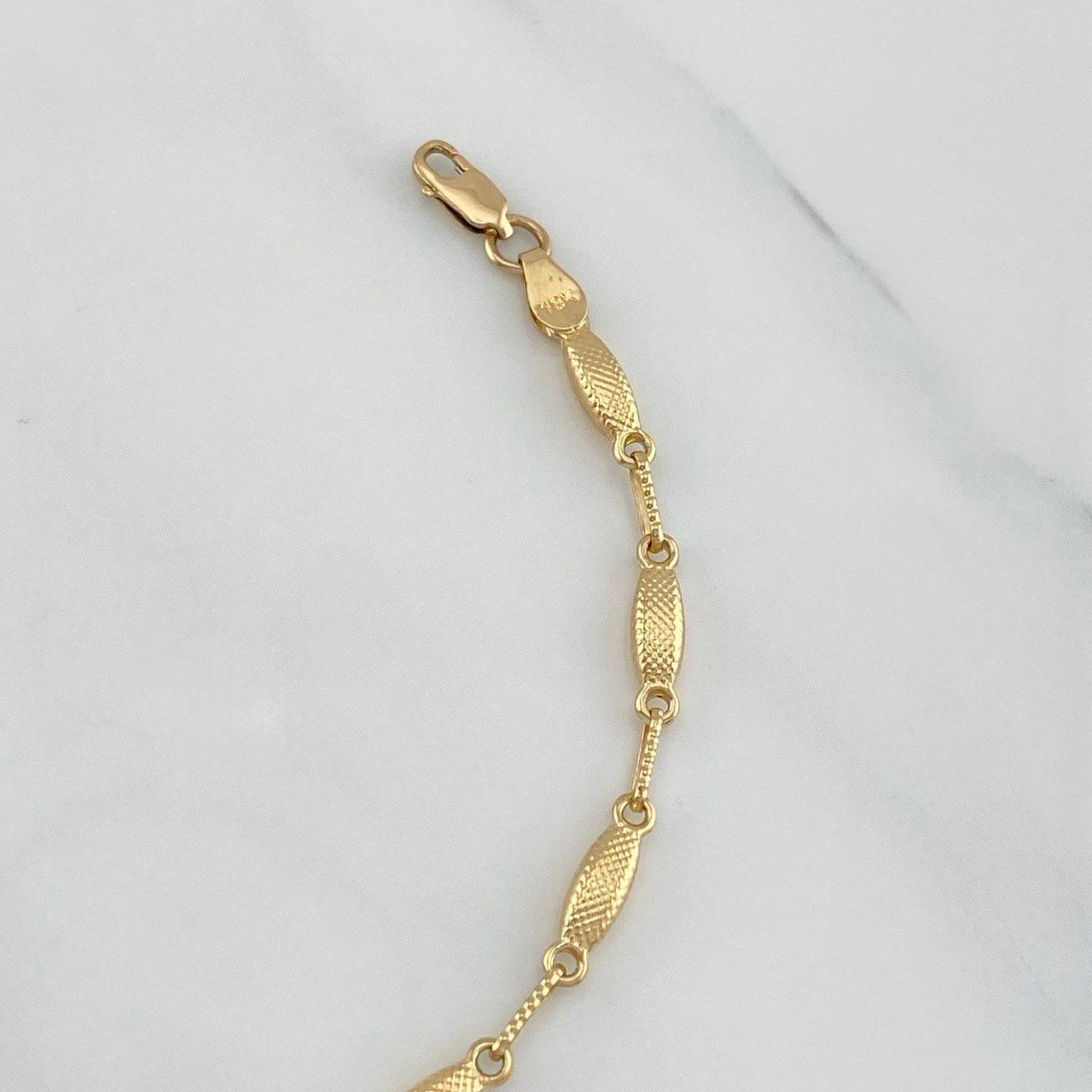Pulso Rustico Eslabon 3.8 g / 21 cm / 1.3 mm Oro Amarillo 18K - Image 2