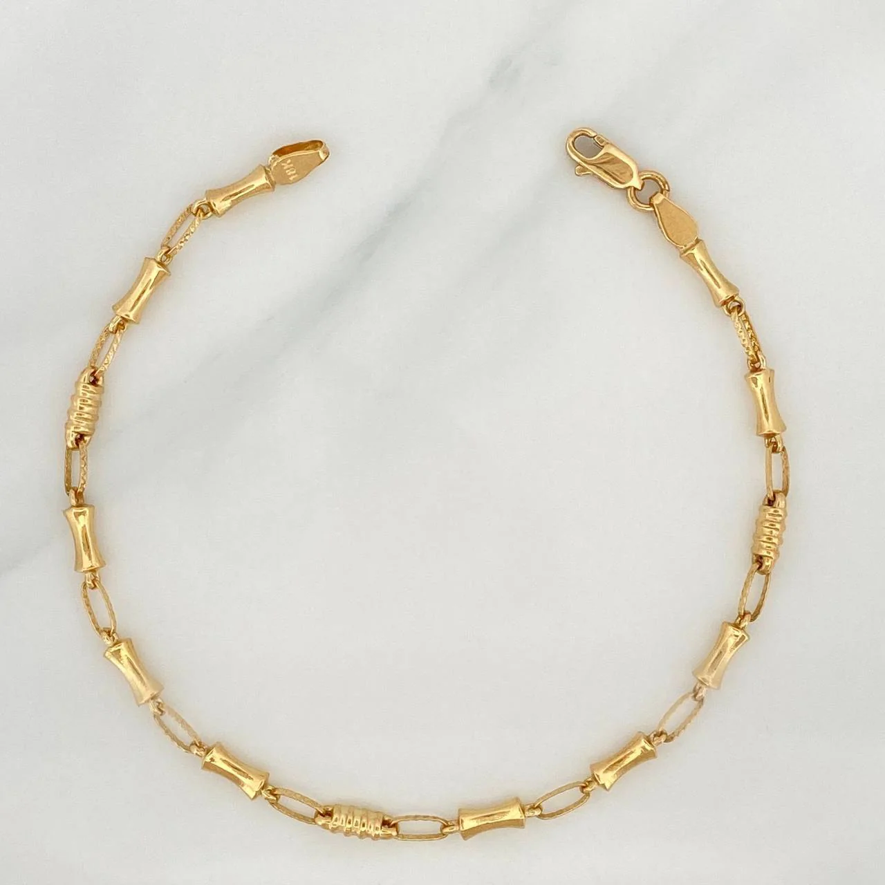 Pulso Rustico Reloj De Arena 3.8 g / 21 cm / 3.5 mm Oro Amarillo 18K