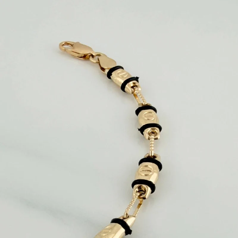 Pulso Rustico Tornillo 4.45 g / 20 cm / 4.1 mm Oro Amarillo 18K - Image 2