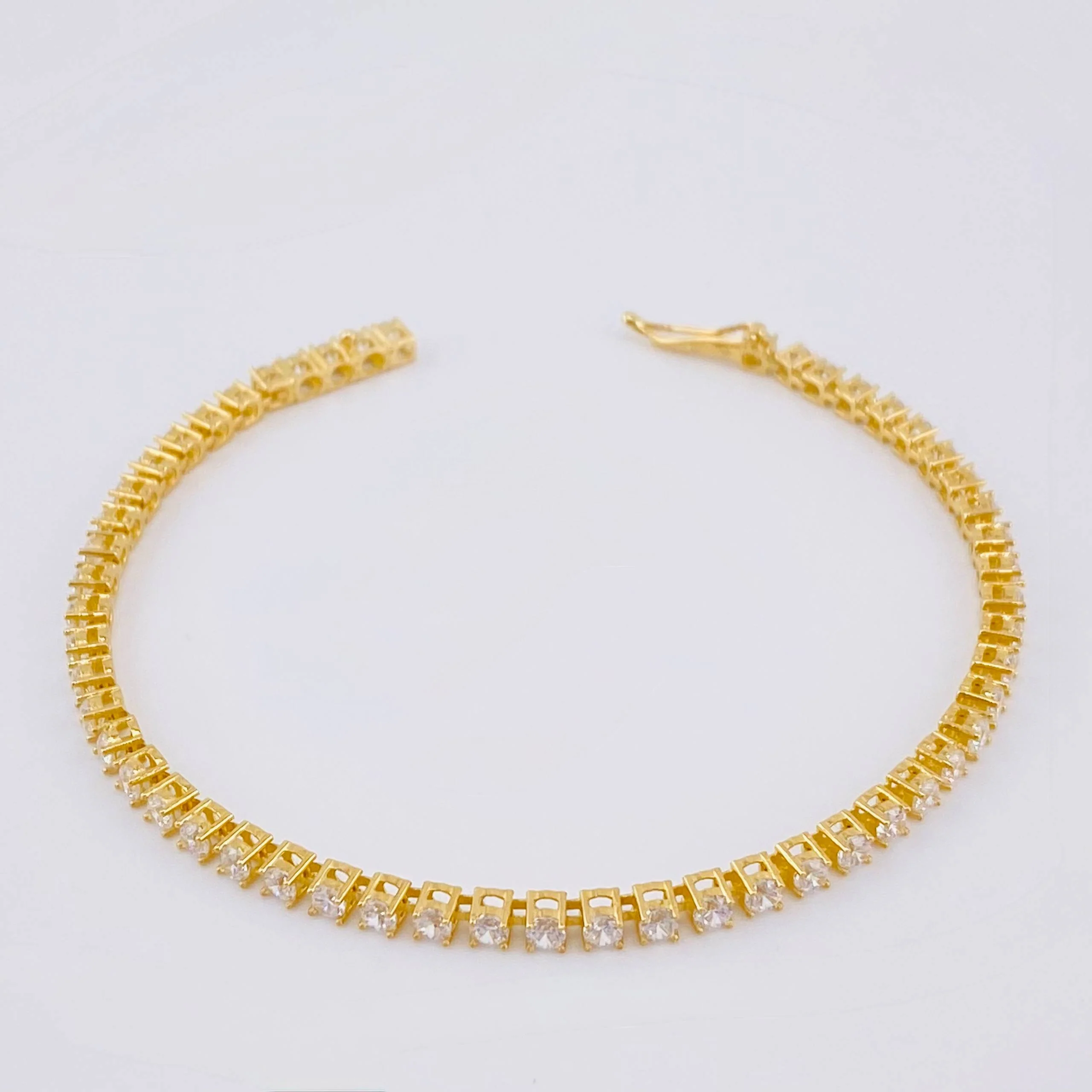 Pulso Tenis 5.05 g / 19 cm / 2,15 mm Oro Amarillo 18K - Image 2