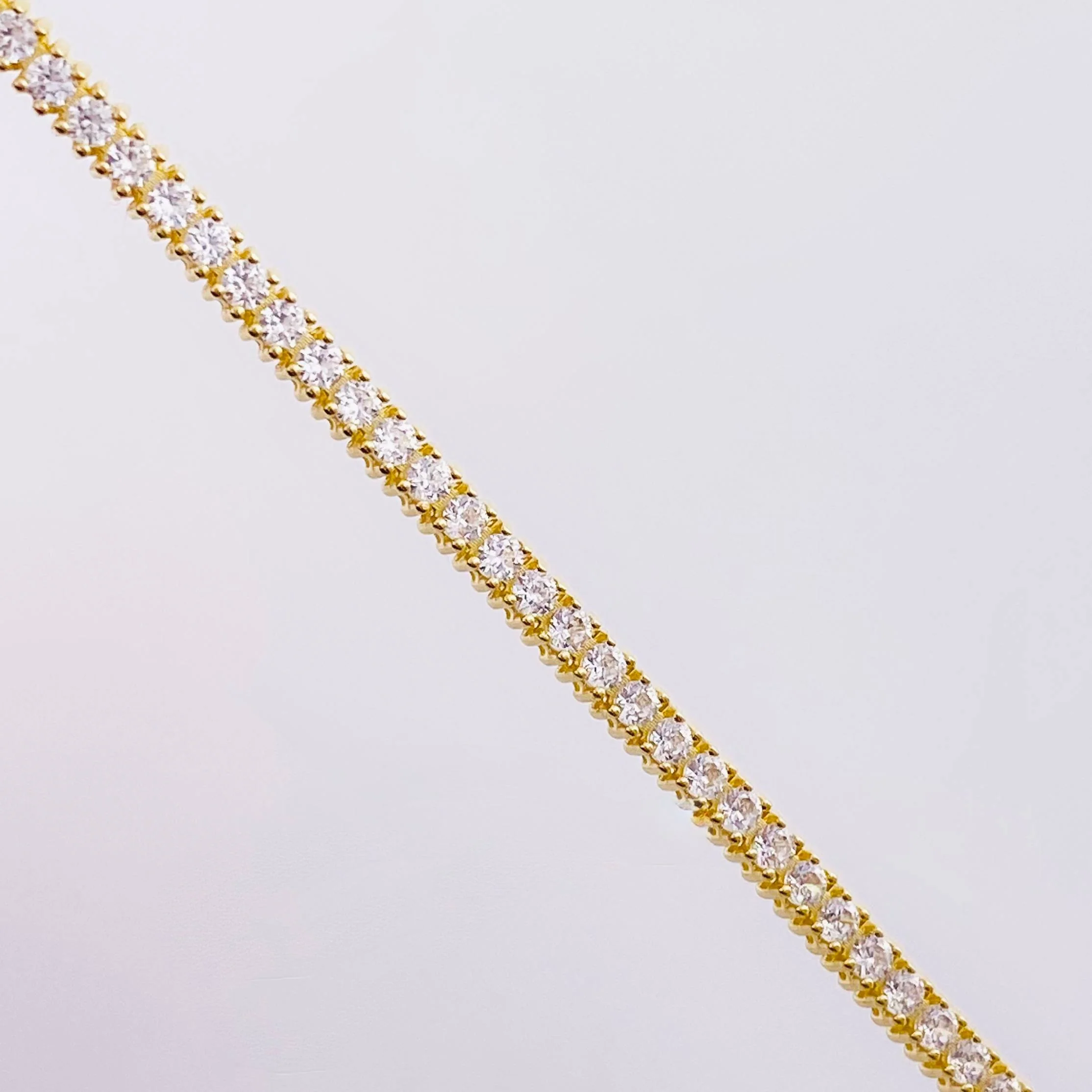 Pulso Tenis Monaco 7.65gr / 18.5cm / 3mm Oro Amarillo +4 18K © - Image 2