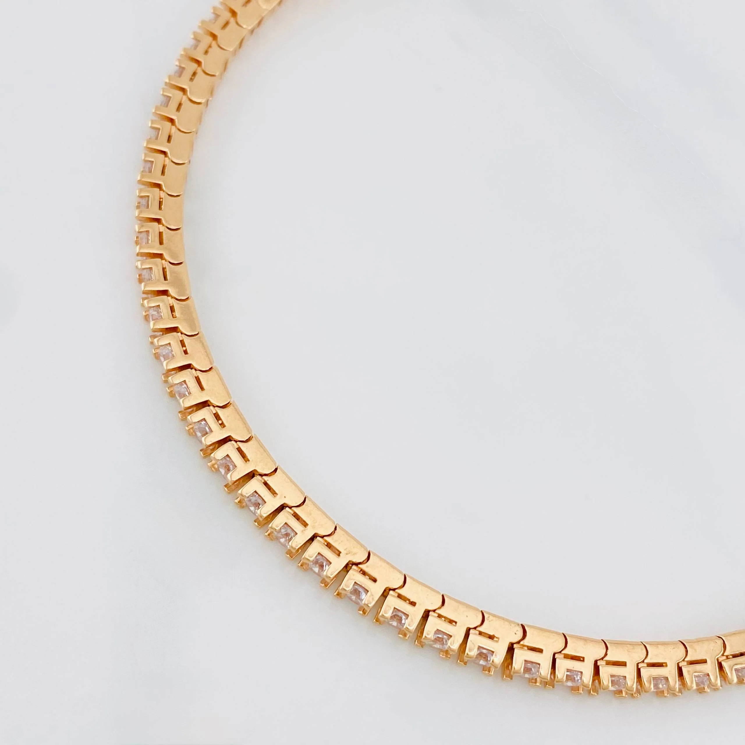 Pulso Tennis 14.65g / 16cm / 2.86mm Oro Rosa 18K - Image 3