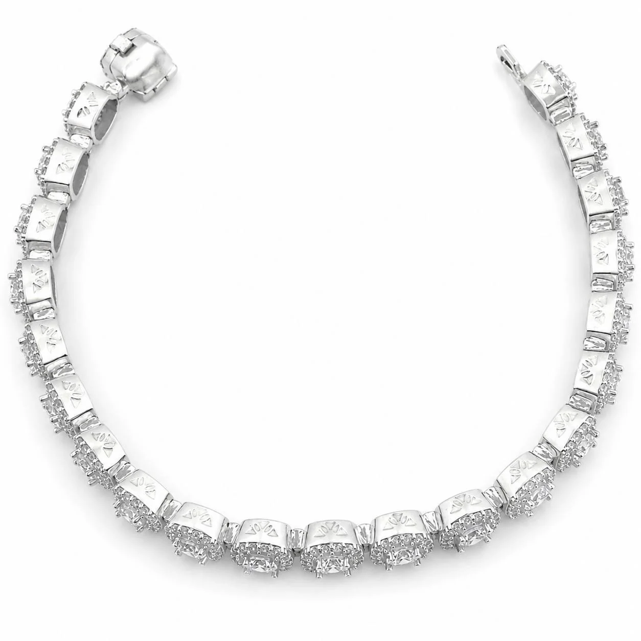 Pulso Tennis 20.4 g / 18 cm / 7.48 mm Plata 925 - Image 3