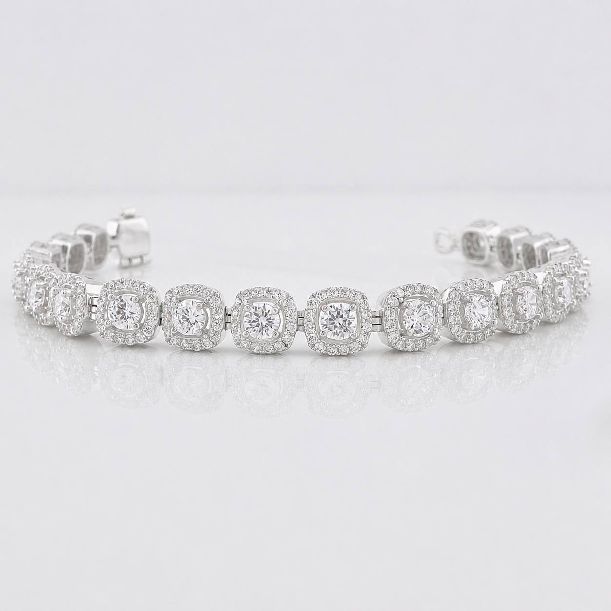 Pulso Tennis 20g / 17cm / 7.5mm Plata 925