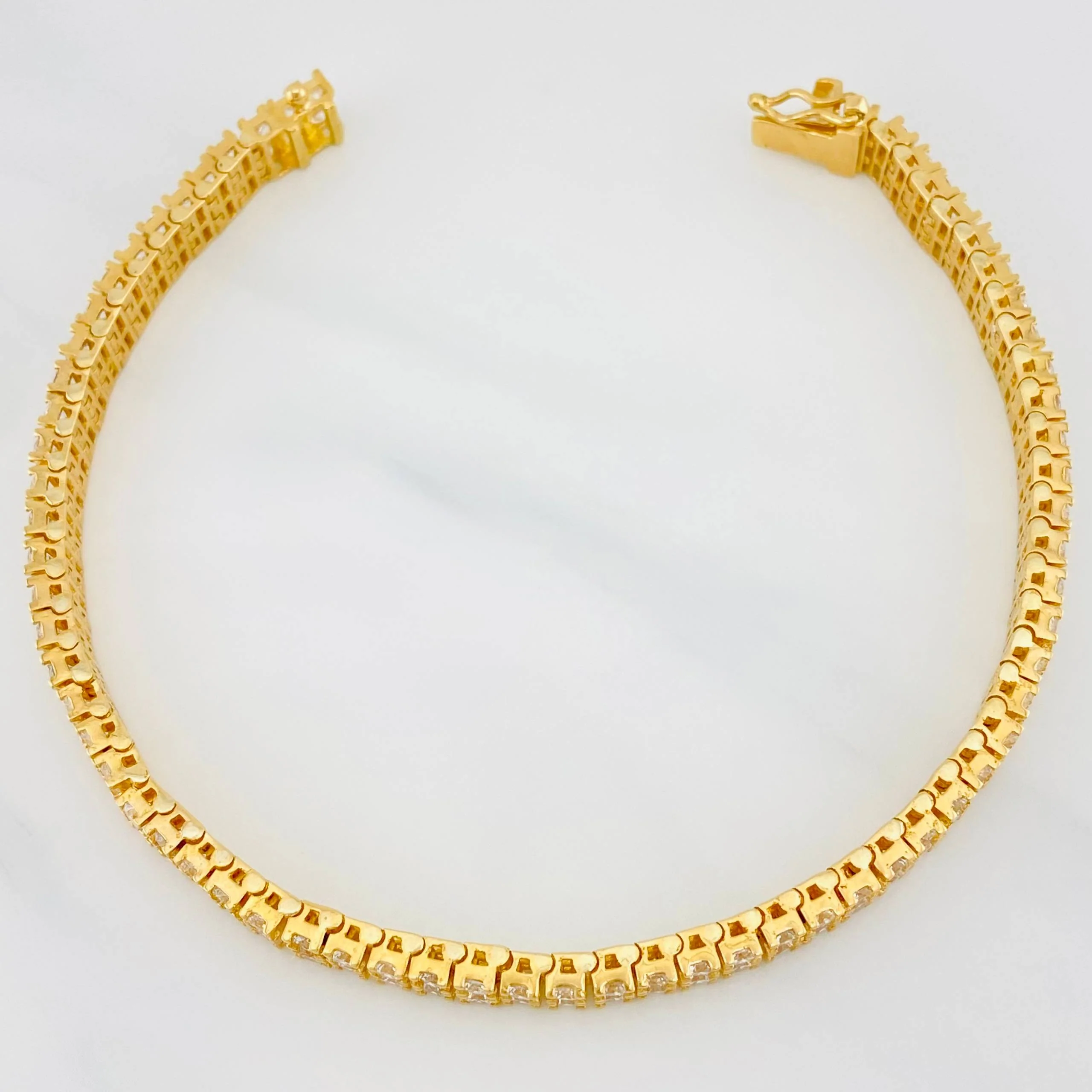 Pulso Tennis 24.85 g / 19.7 cm / 5.87 mm Oro Amarillo 18K