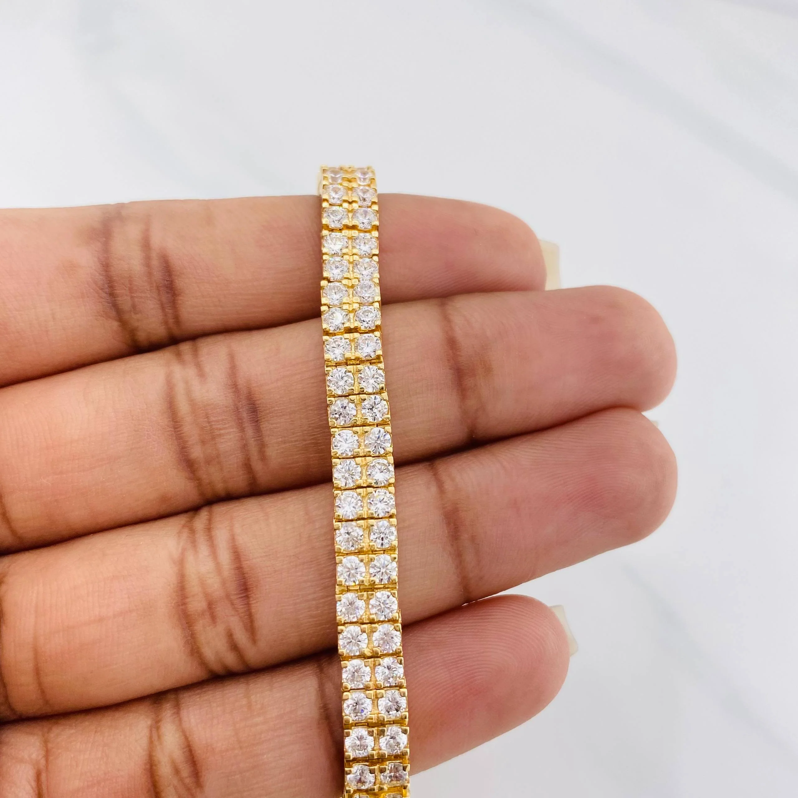 Pulso Tennis 24.85 g / 19.7 cm / 5.87 mm Oro Amarillo 18K - Image 4