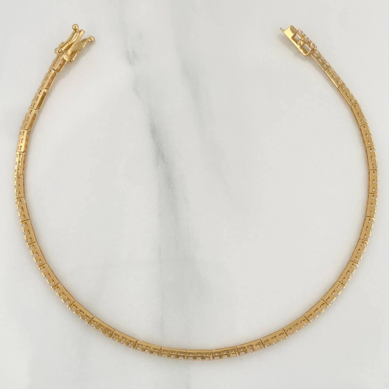 Pulso Tennis 4.15gr / 18cm / 0.6mm Oro Amarillo +4 18K $ - Image 2
