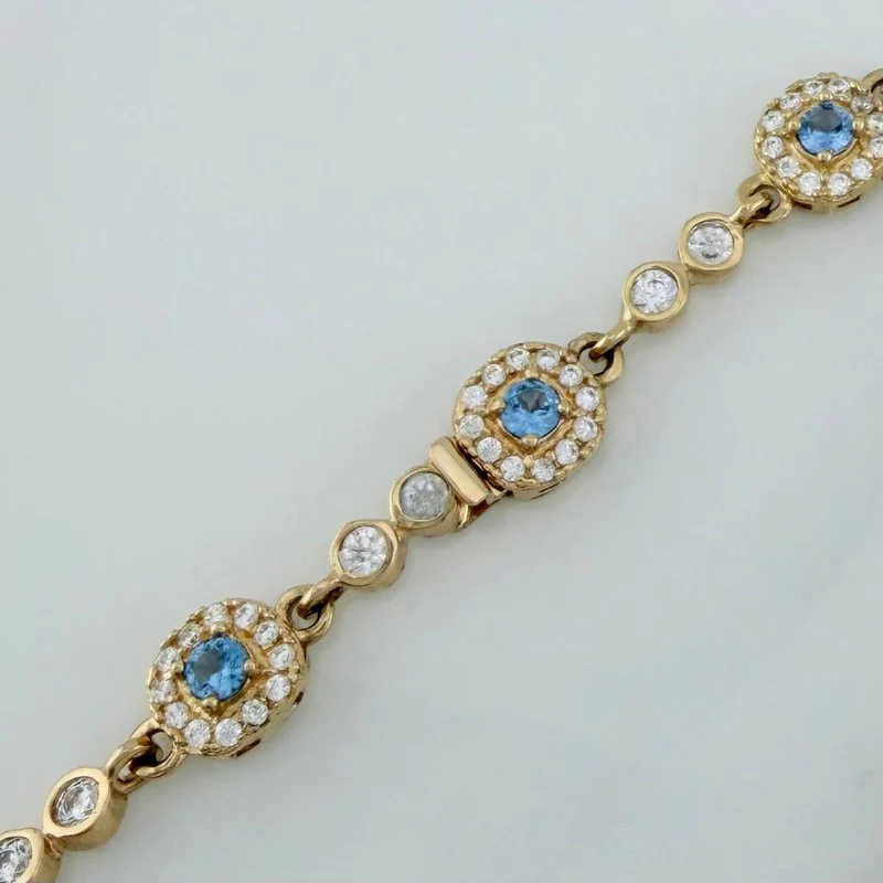 Pulso Tennis Halo 10 g / 18.1 cm / 7.11 mm Oro Amarillo 18K - Image 4