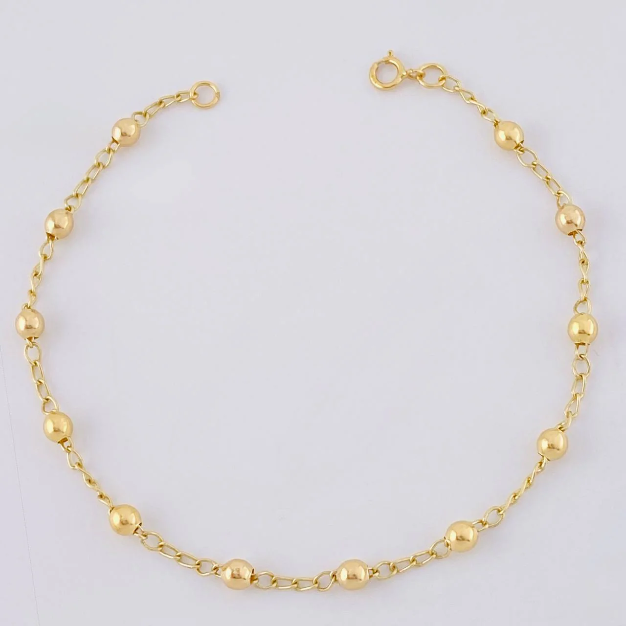 Pulso Tipo Militar Liso 1.75 g / 18 cm / 3 mm Oro Amarillo 18K