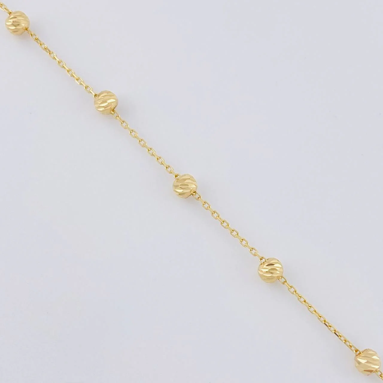 Rosario Cruz Lisa 3.2 g / 45.6 cm / 3 mm Oro Amarillo 18K - Image 4