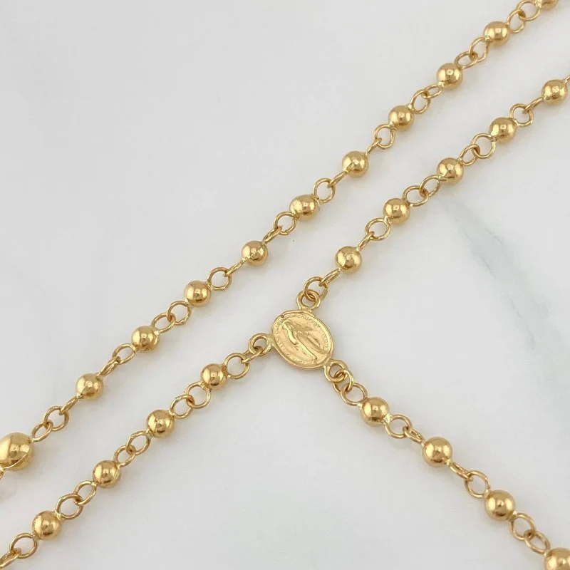 Rosario Milagrosa 6.25 g / 46 cm / 2.8 mm Oro Amarillo 18K - Image 4