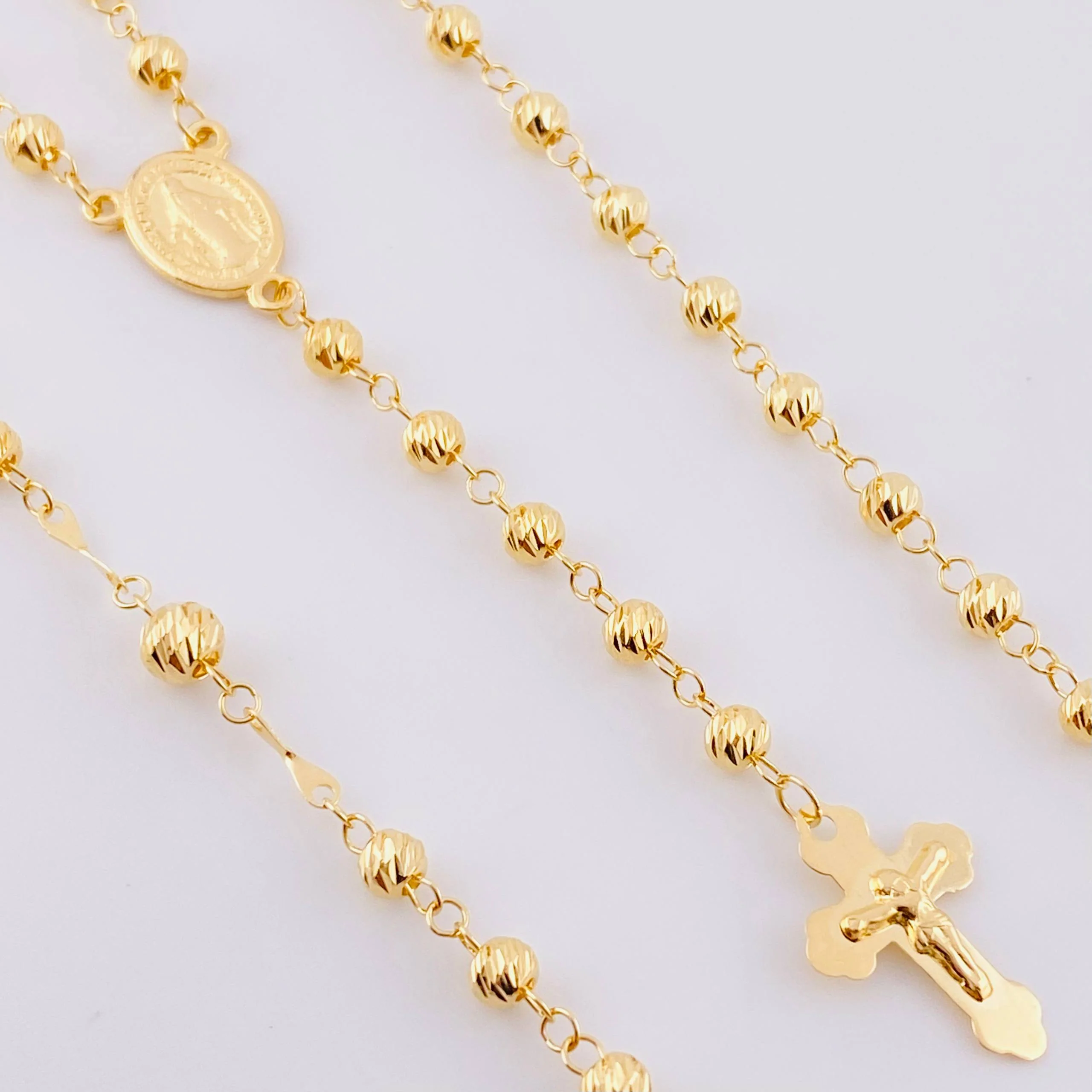 Rosario Virgen De La Milagrosa 9.75 g / 58 cm / 4 mm Oro Amarillo 18K - Image 2