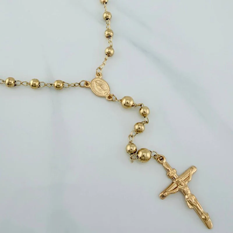 Rosario Virgen Milagrosa 10.55gr / 39.5cm / Oro Amarillo 18K % - Image 3