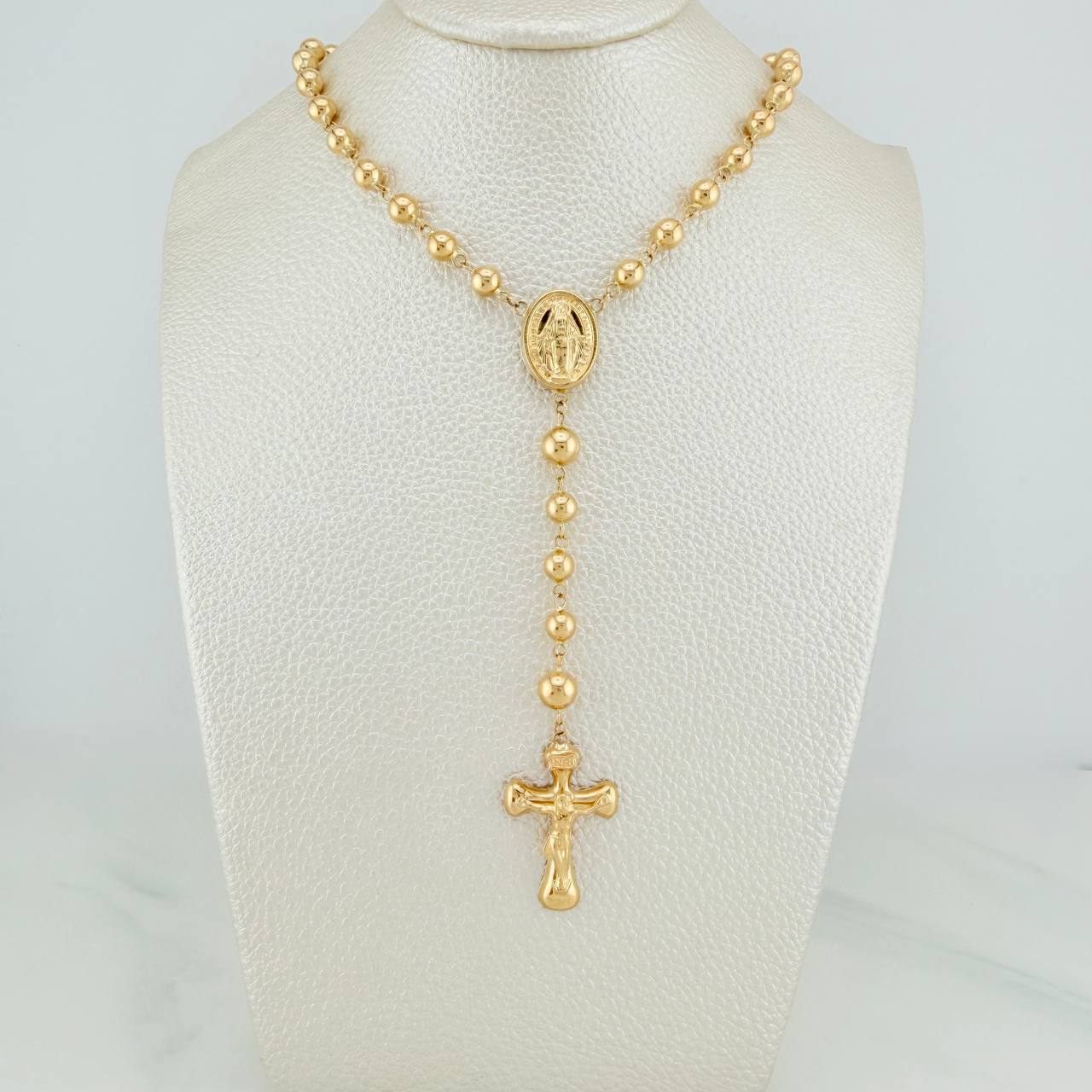 Rosario Virgen Milagrosa 13.05gr / 40cm / 5mm-6mm Oro Amarillo 18K & - Image 6