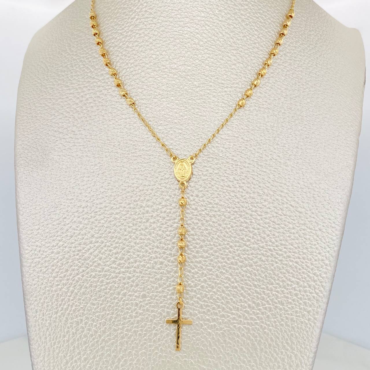 Rosario Virgen Milagrosa 5.85 g / 52.5 cm / 3 mm Oro Amarillo 18K - Image 6