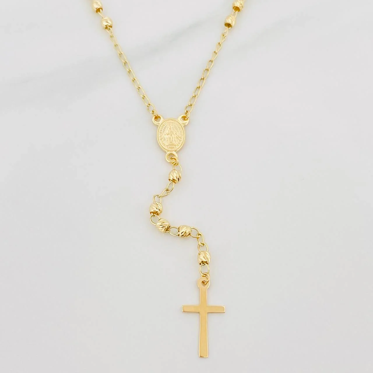 Rosario Virgen Milagrosa 5.95 g / 54 cm / 1.3 mm Oro Amarillo 18K
