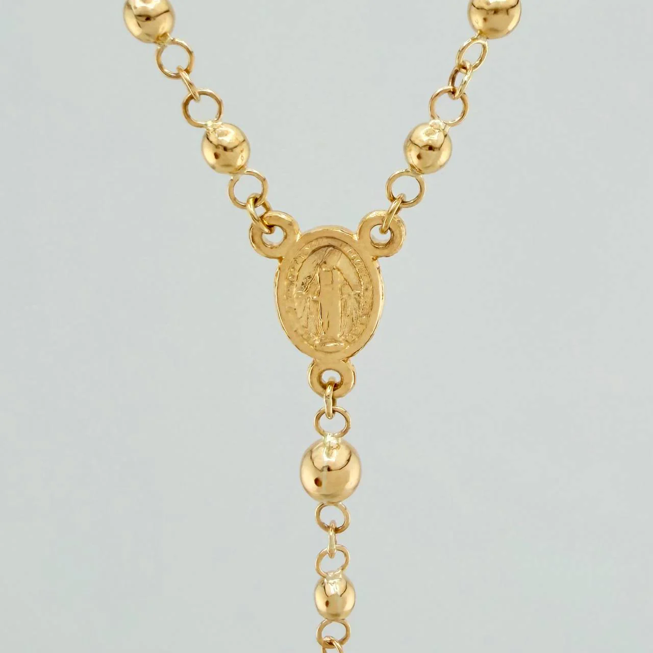 Rosario Virgen Milagrosa 6.1gr / 51cm / 3mm-4mm Oro Amarillo 18K & - Image 2