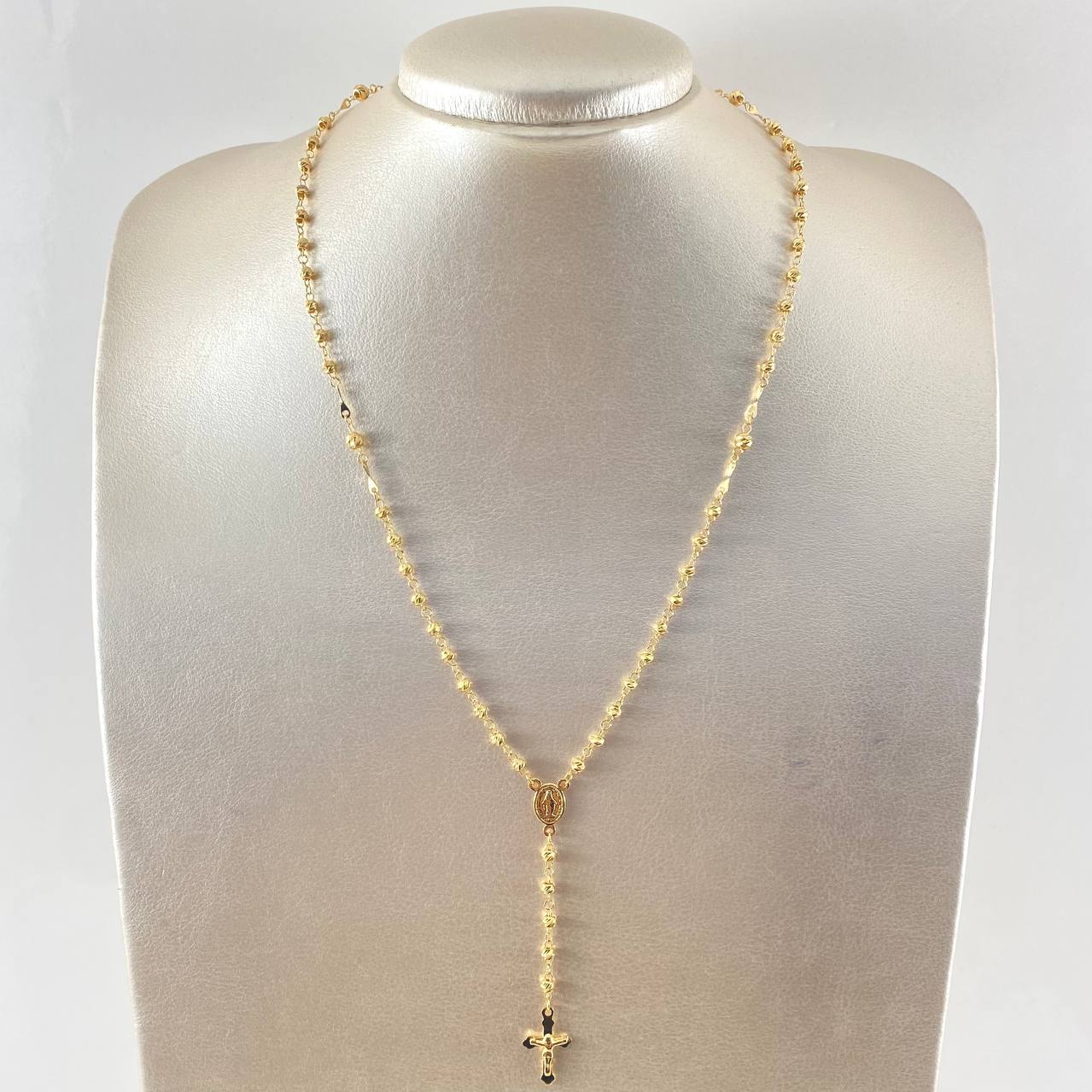 Rosario Virgen milagrosa 6.3g / 51.5cm / 3mm Oro Amarillo 18K - Image 4