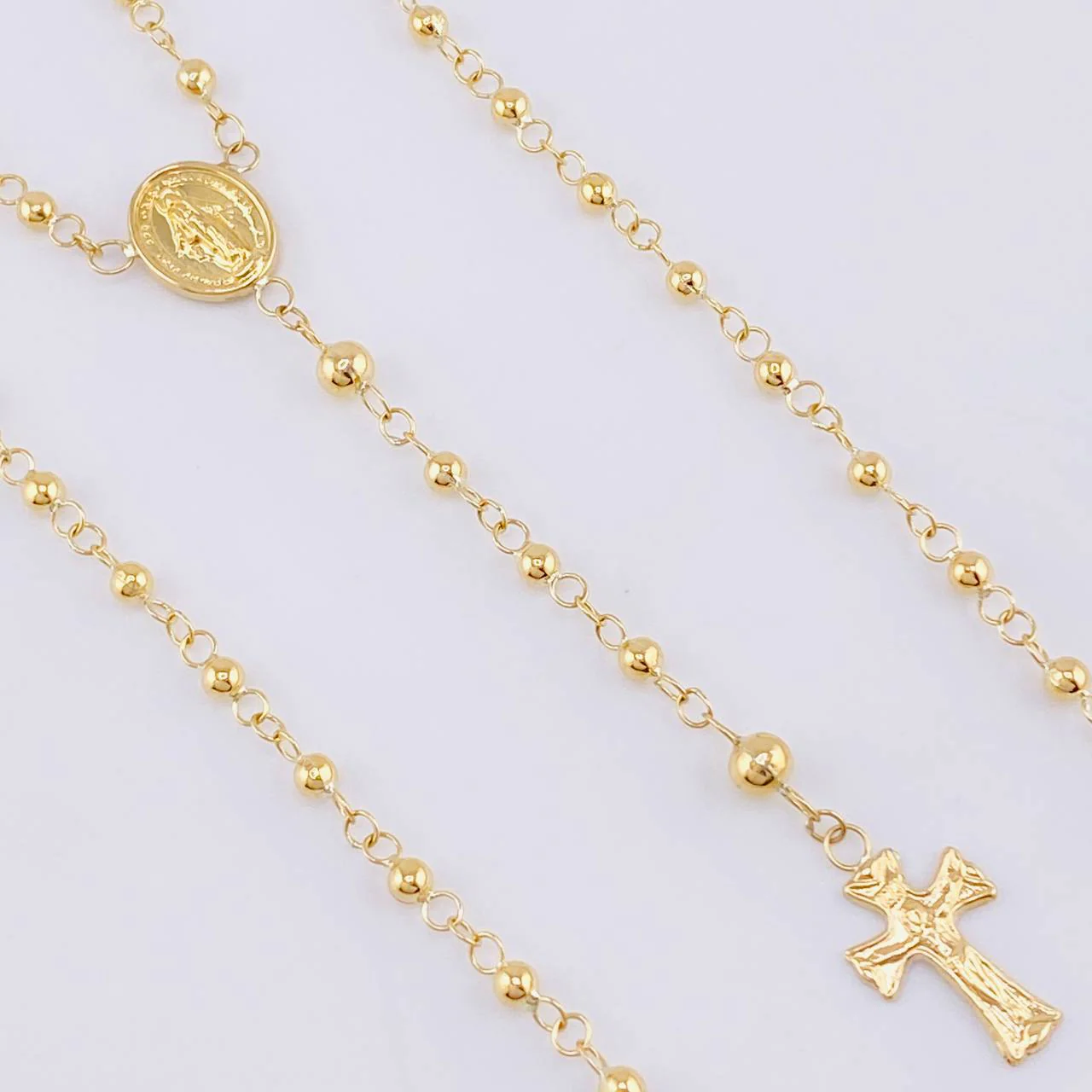 Rosario Virgen Milagrosa 6.7 g / 53.8 cm / 3 mm Oro Amarillo 18K - Image 4