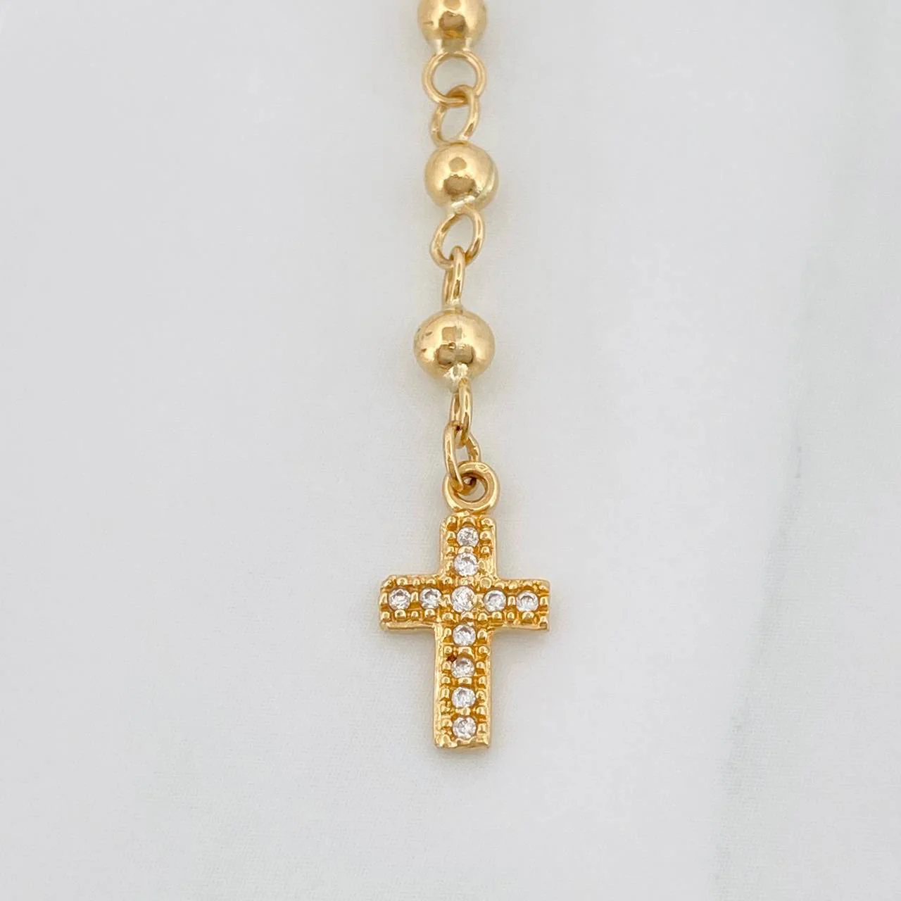 Rosario Virgen Milagrosa 7.1 g / 46.7 cm / 3 mm Oro Amarillo 18K - Image 3