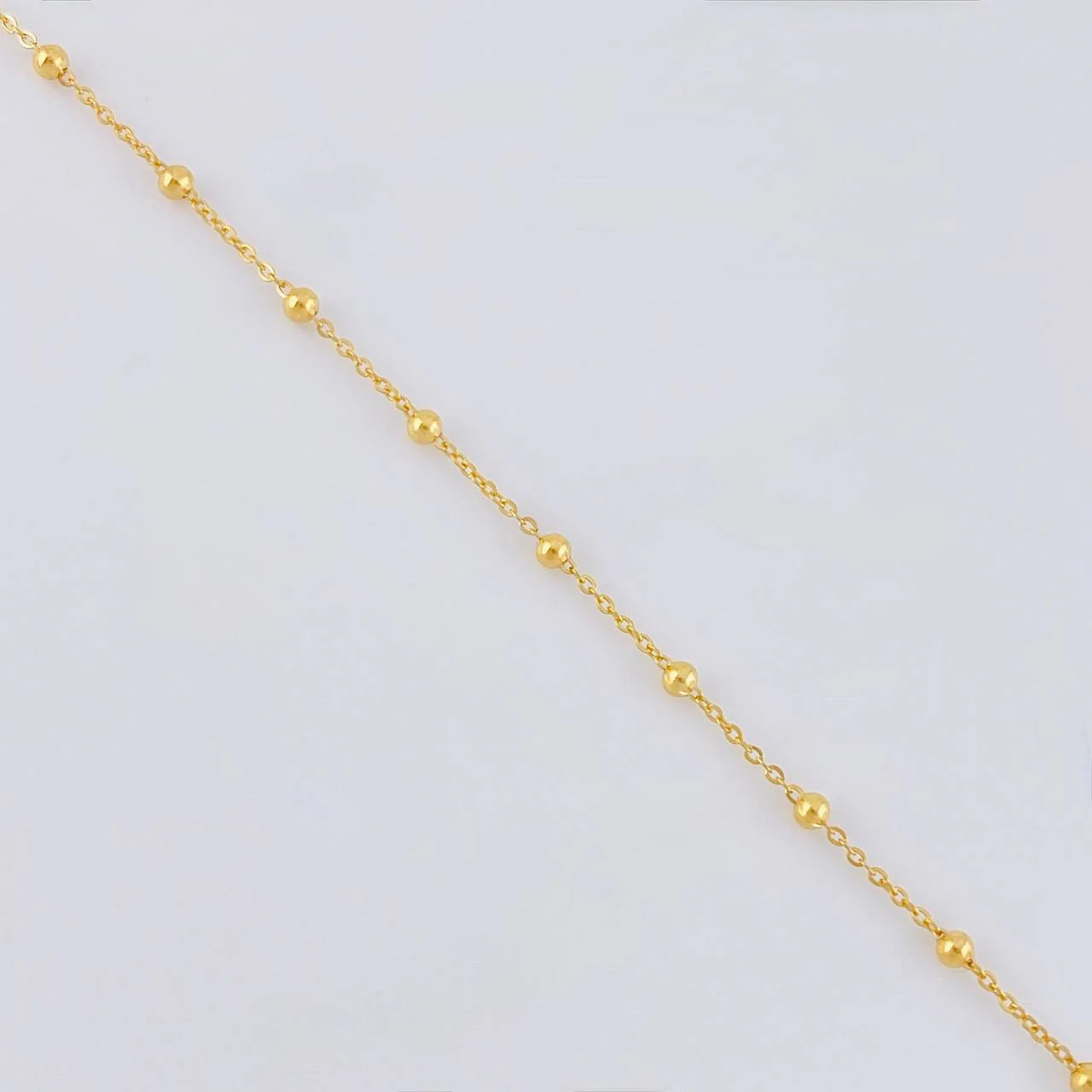 Rosario Virgen Milagrosa Cruz Lisa 2.95 g / 63 cm / 1.8 mm Oro Amarillo 18K - Image 3