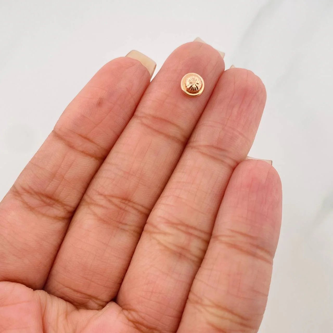 Rosca De Seguridad 0.15 g Oro Rosa 18K - Image 4