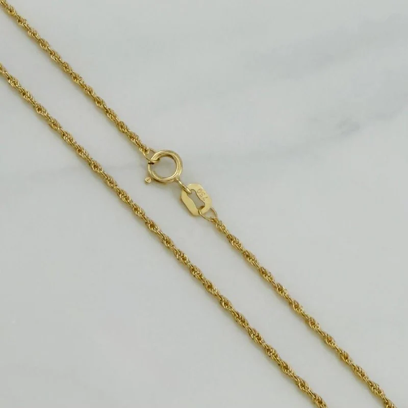 Set Cadena Lazo + Dije Corazón / 1,3 gr / 49.6 cm Oro Amarillo 18K - Image 4