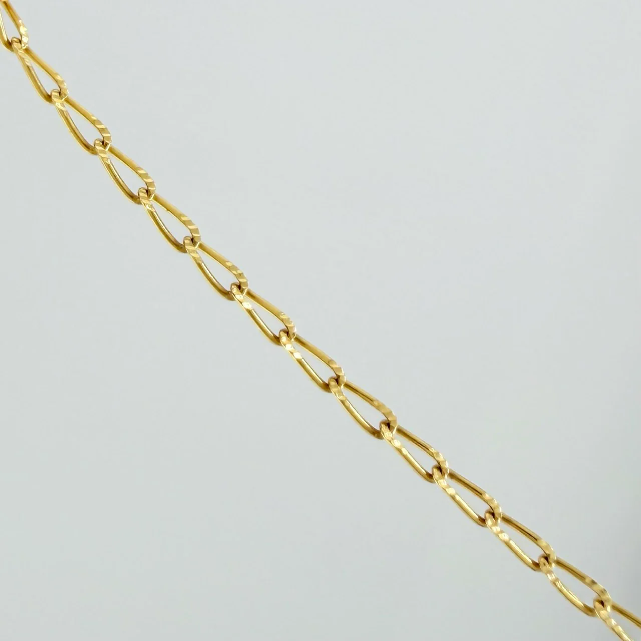 Set Cadena y Dije Espiga + Luna 2gr / 45.2cm / 1.21mm Oro Amarillo 18K (Oferta) & - Image 5