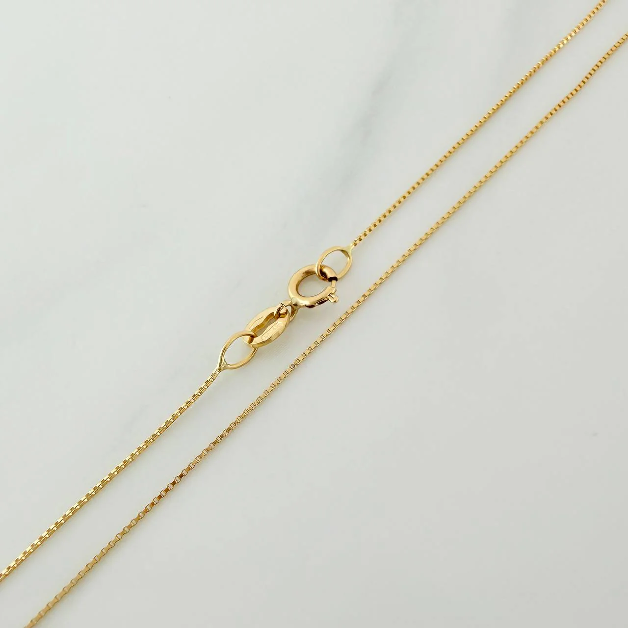 Set Cadena y Dije Veneciana + Cruz 1.2gr / 40cm / 0.55mm Oro Amarillo 18K (Oferta) & - Image 4