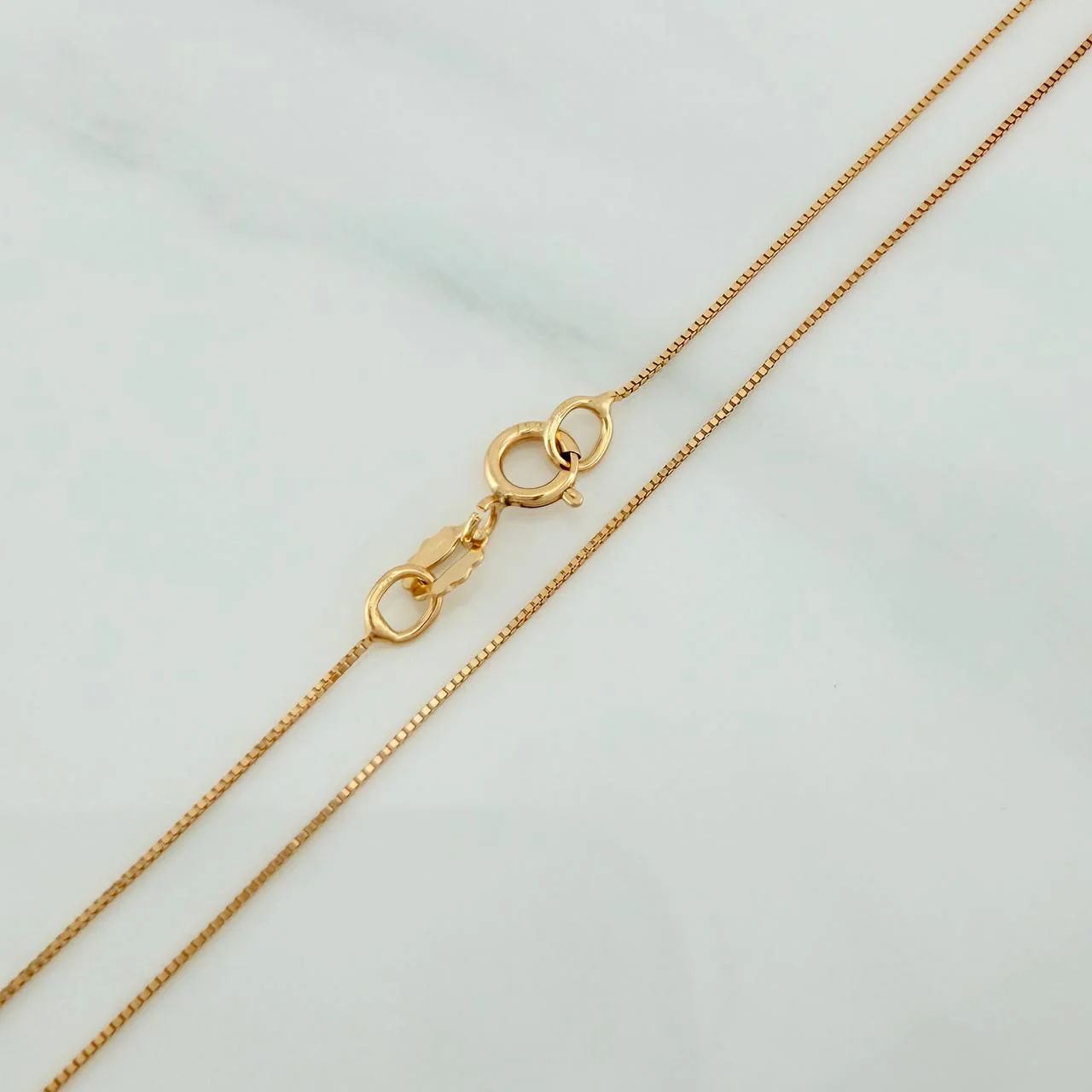 Set Cadena y Dije Veneciana+Virgen Guadalupe 1.3gr / 45cm / 0.36mm Oro Amarillo 18K (Oferta) $ - Image 4