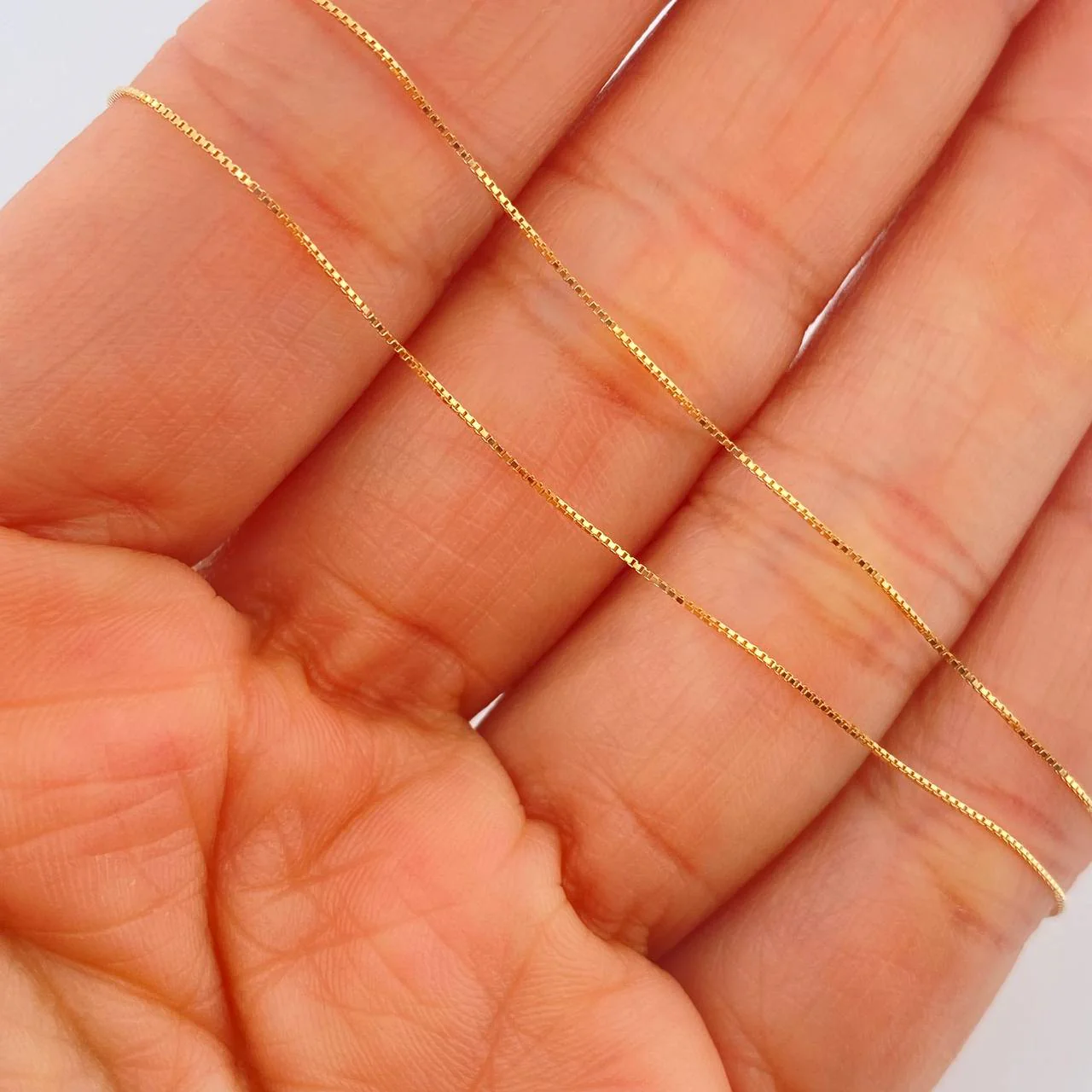 Set Veneciana+ Estrella Esmeralda 11 Pts 1.3gr / 50cm / 0.56mm Oro Amarillo 18K % - Image 3