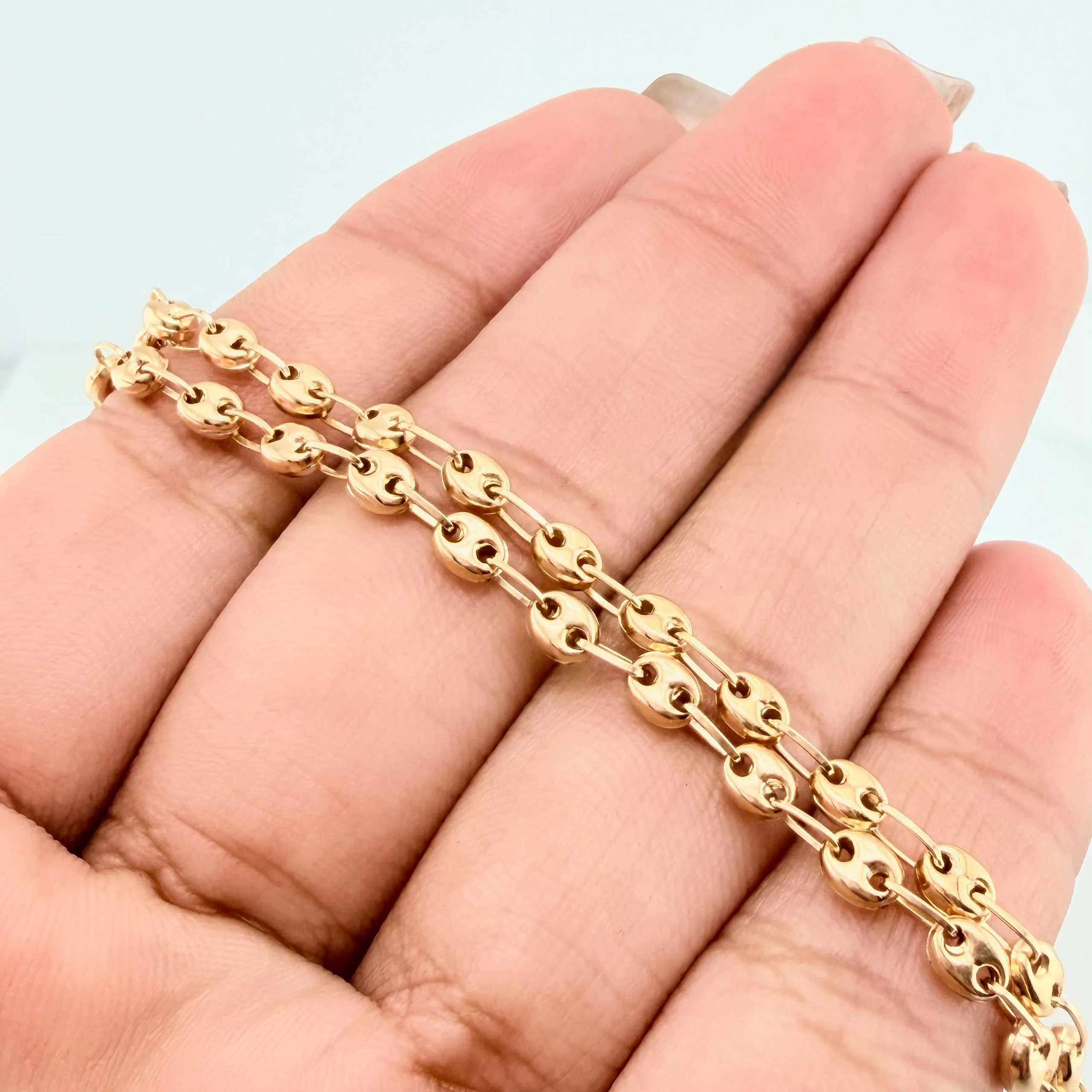 Tobillera Gc 2.4 g / 23 cm / 2.8 mm Oro Amarillo 18K - Image 4