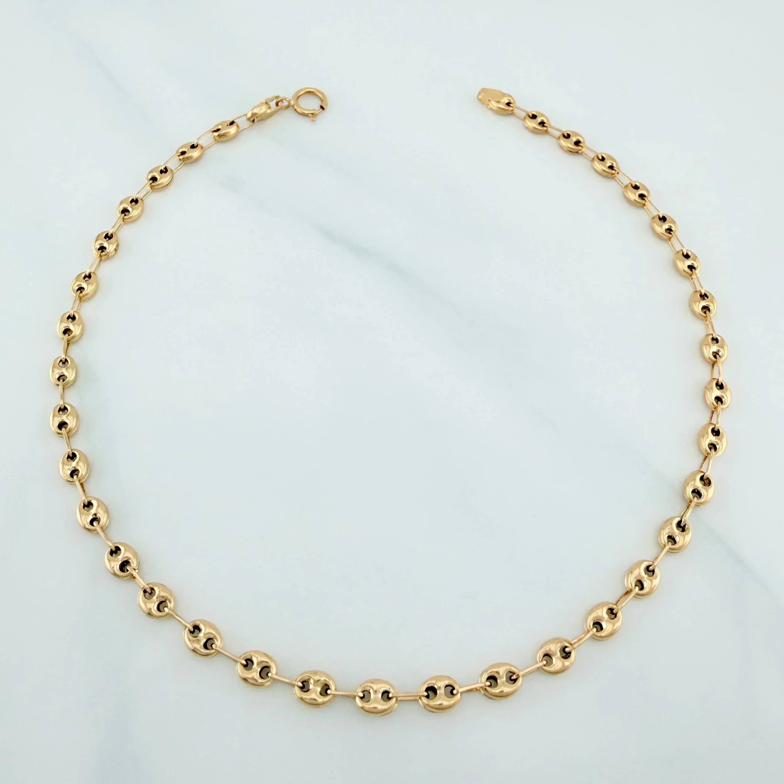 Tobillera Gc 2.45g / 26cm / 3.2mm Oro Amarillo 18K