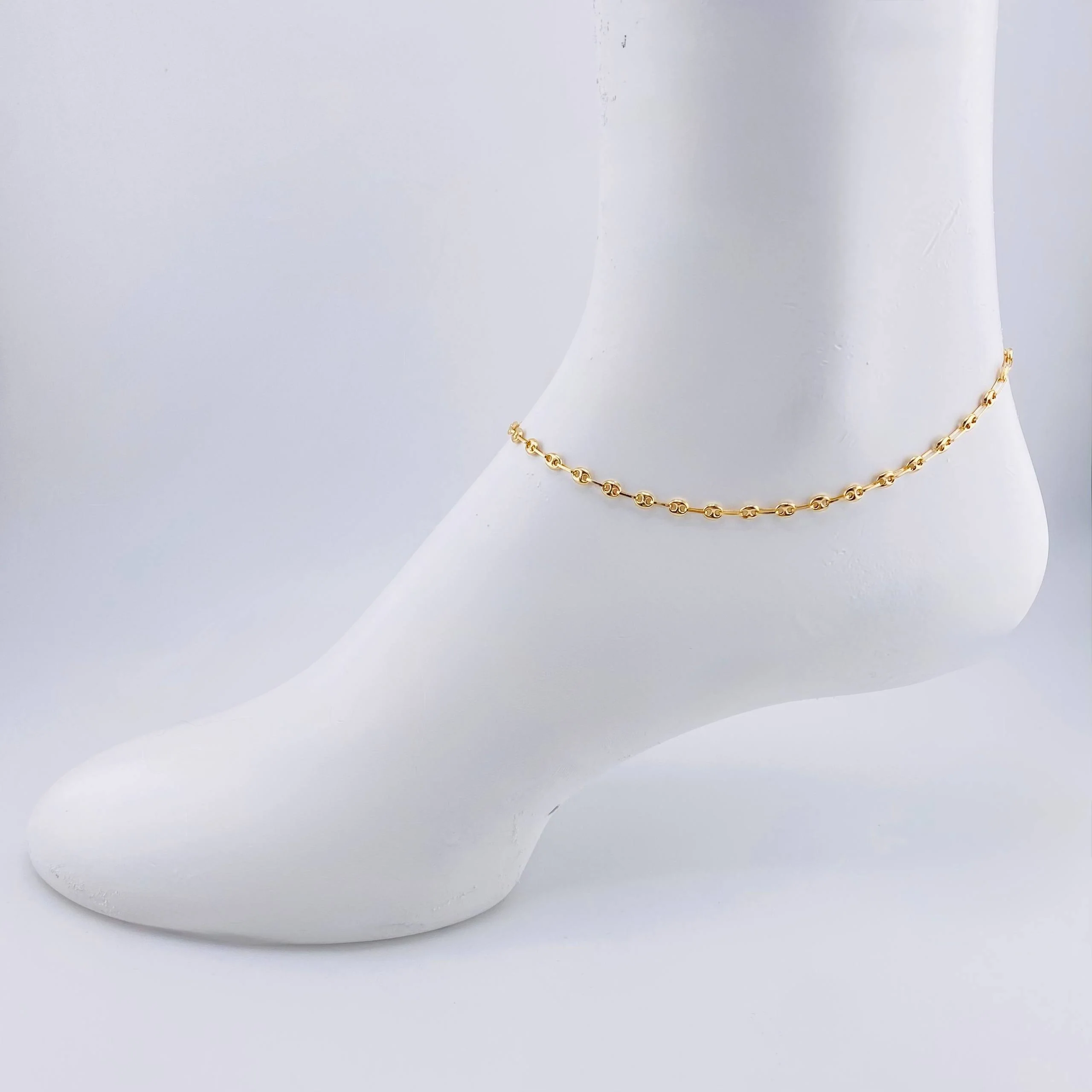 Tobillera GC 2.75gr / 26.5cm / 3.4mm Oro Amarillo 18K © - Image 4