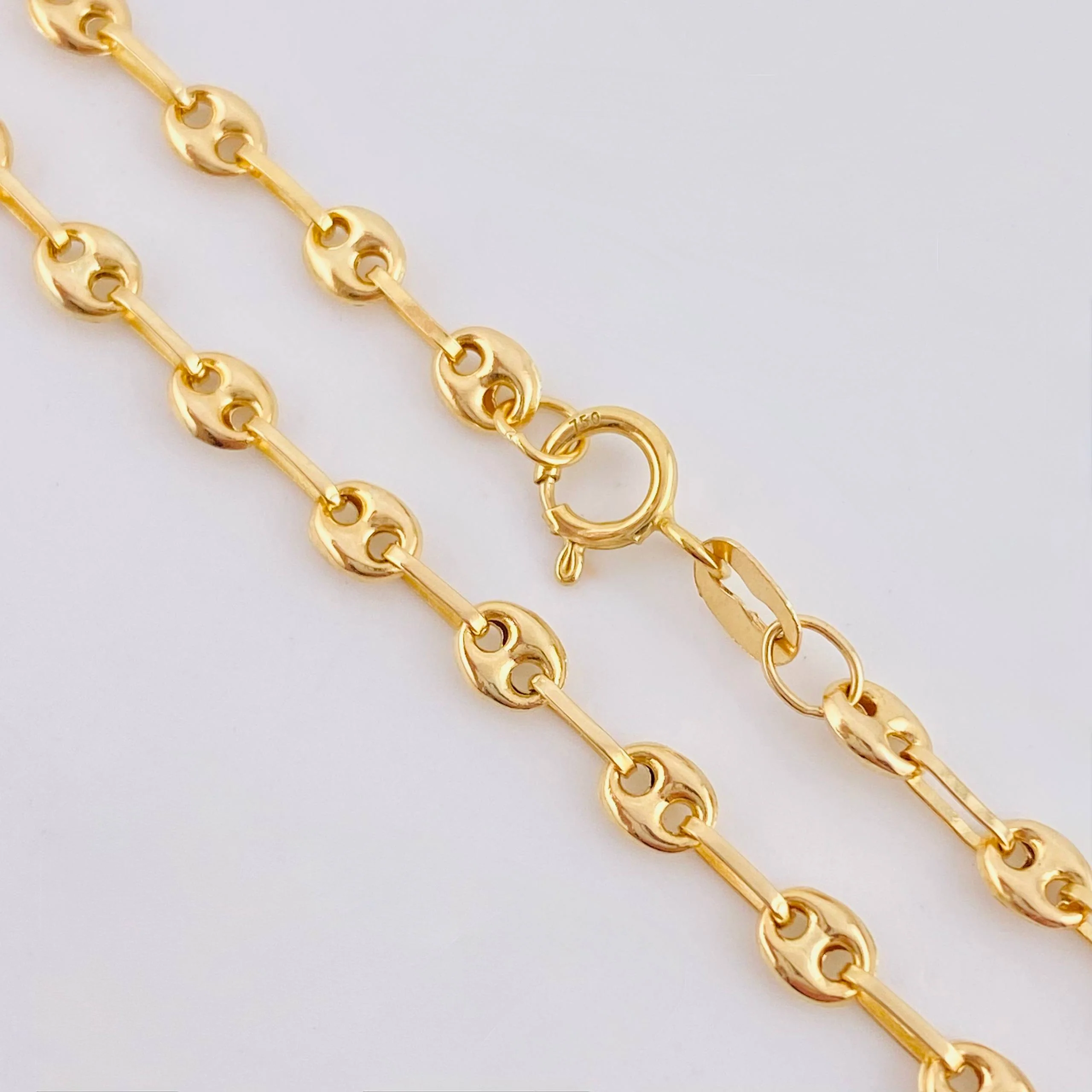 Tobillera Gc 2.7gr / 26.5cm / 3.4mm Oro Amarillo 18K - Image 2