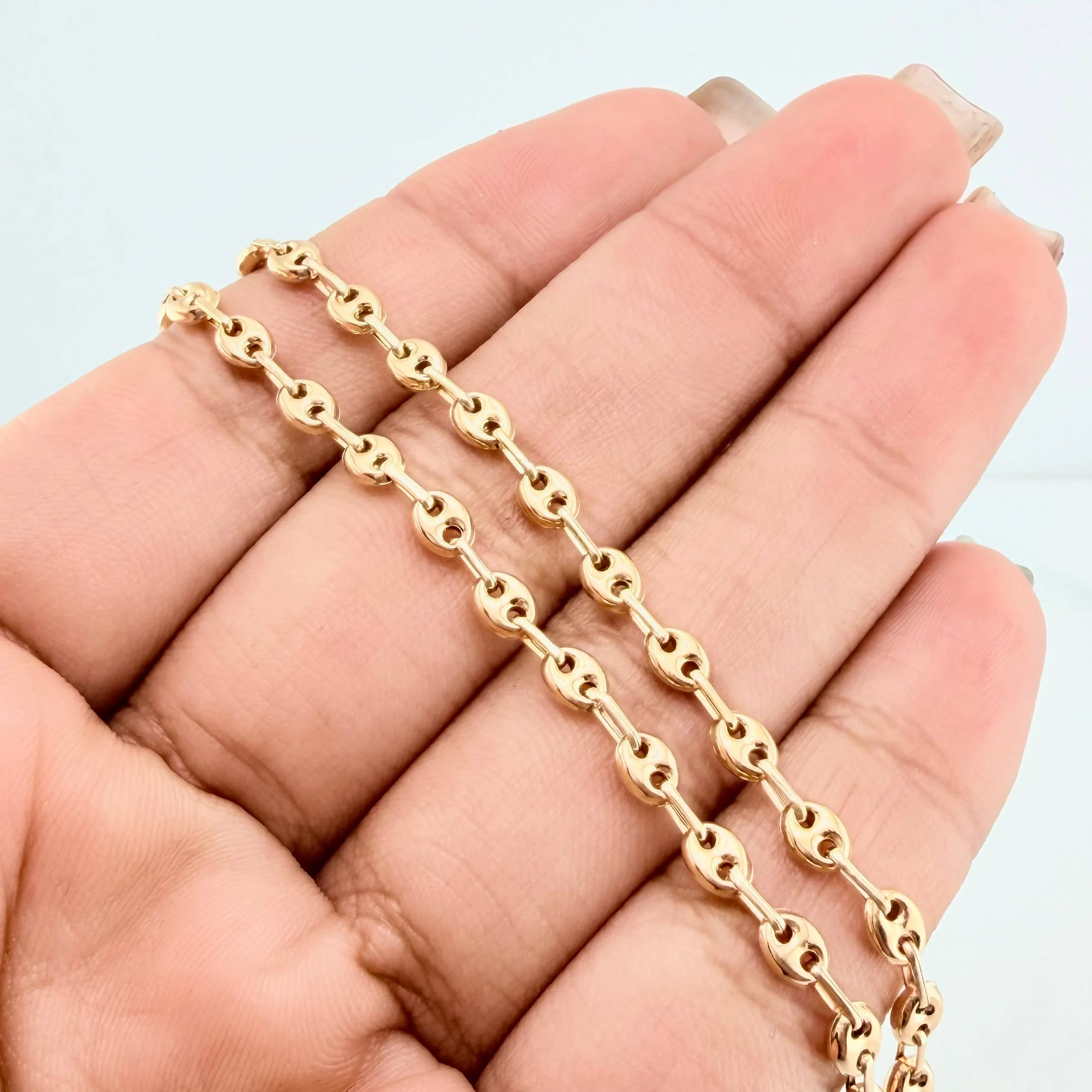 Tobillera Gc 2.8 g / 25 cm / 3.2 mm Oro Amarillo 18K - Image 4