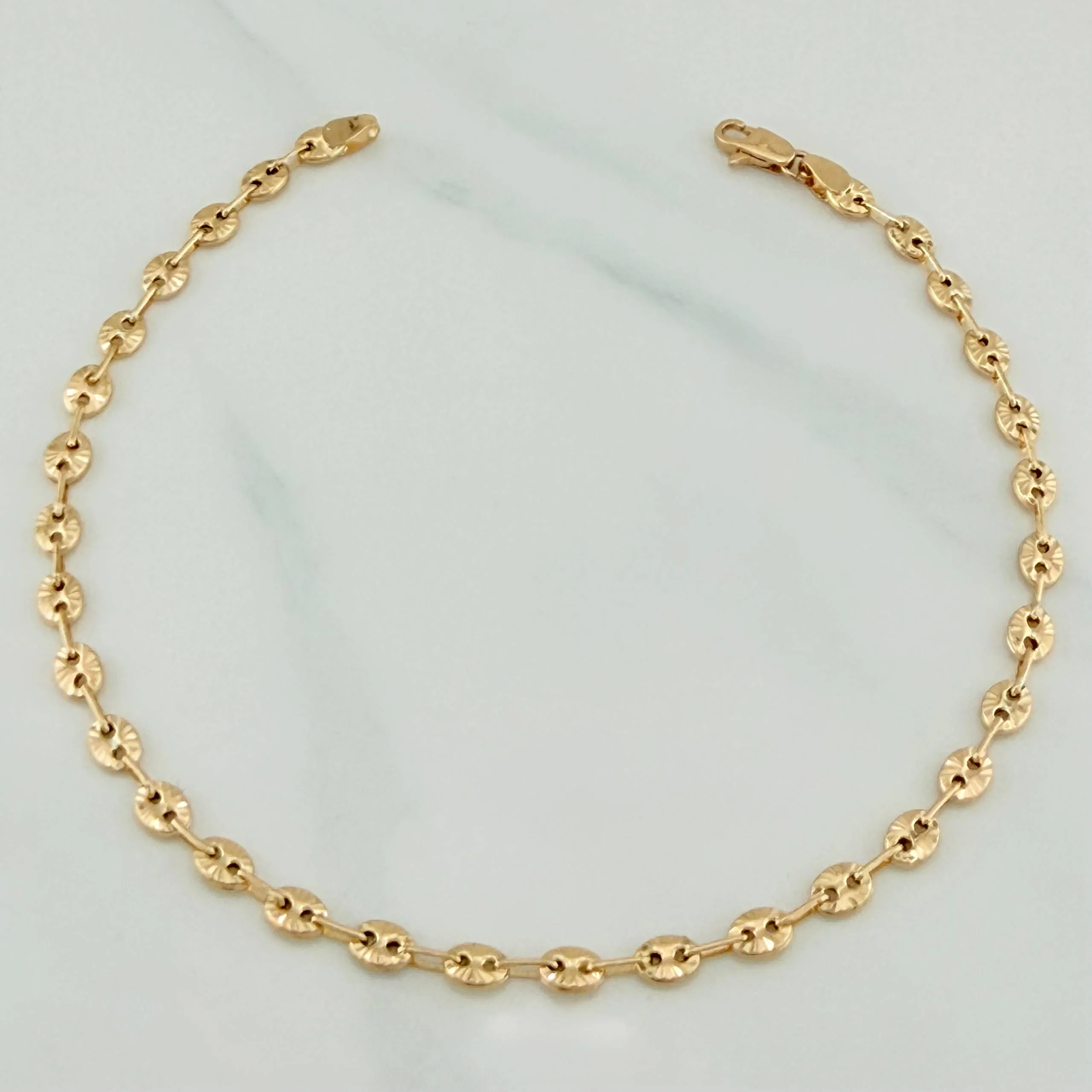 Tobillera Gc 2.95 g / 20.5 cm / 4 mm Oro Amarillo 18K