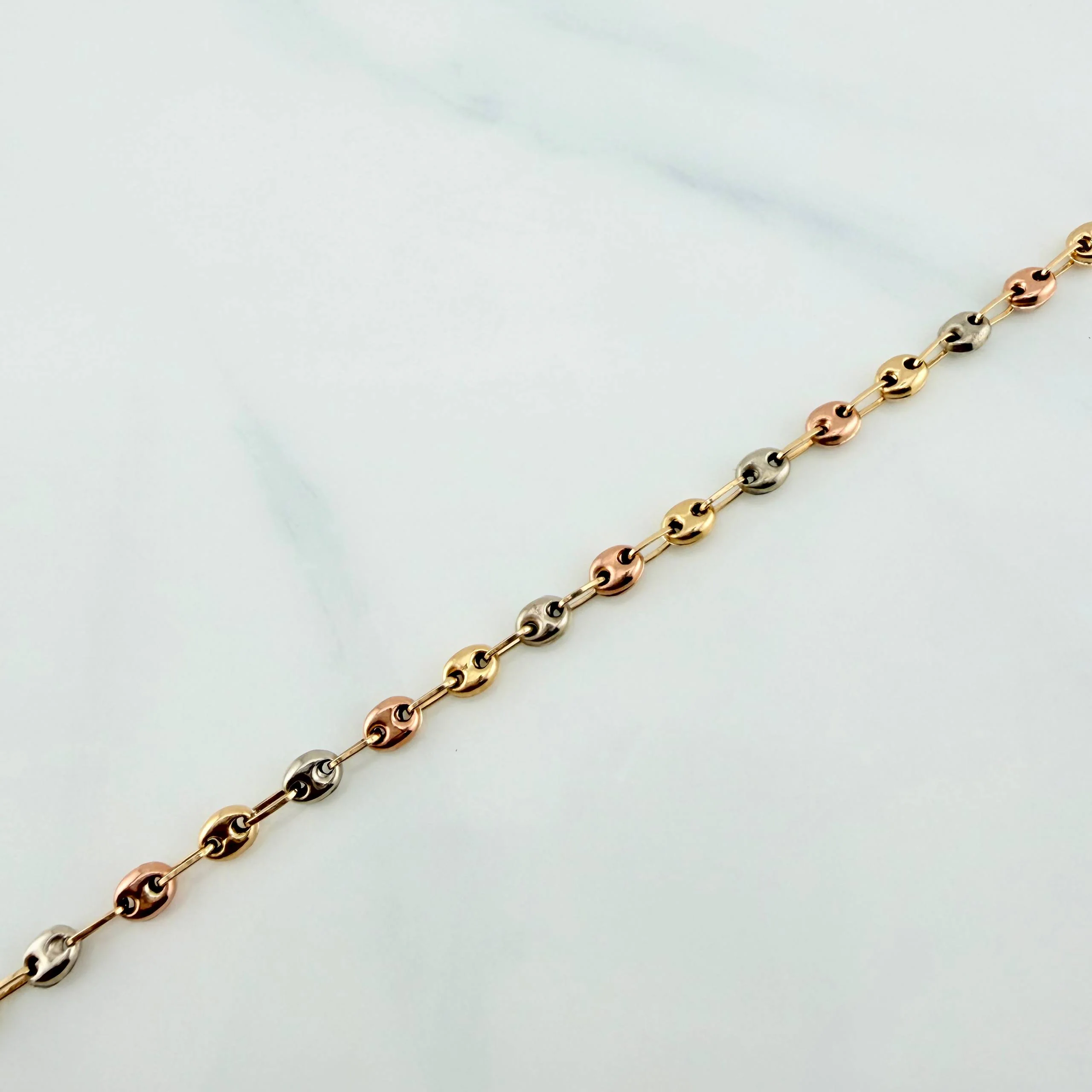 Tobillera Gc 3.05 g / 28 cm / 3 mm Tres Oros 18K - Image 3