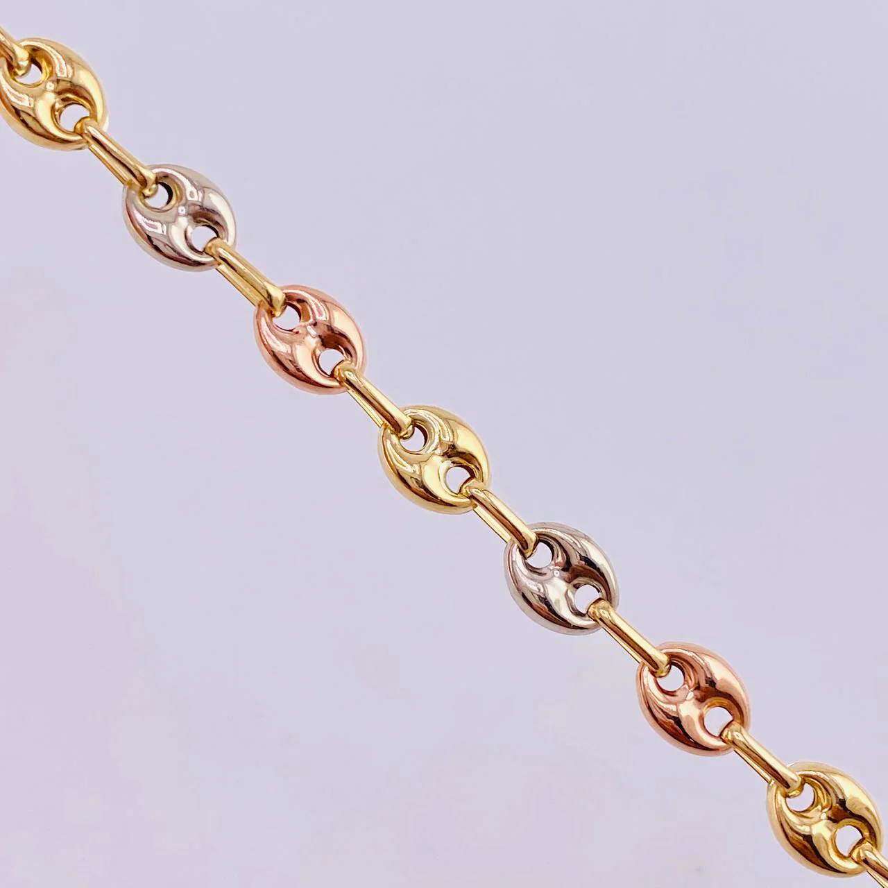 Tobillera Gc 3.25gr / 24.5cm / 4mm Tres Oros 18K * - Image 2