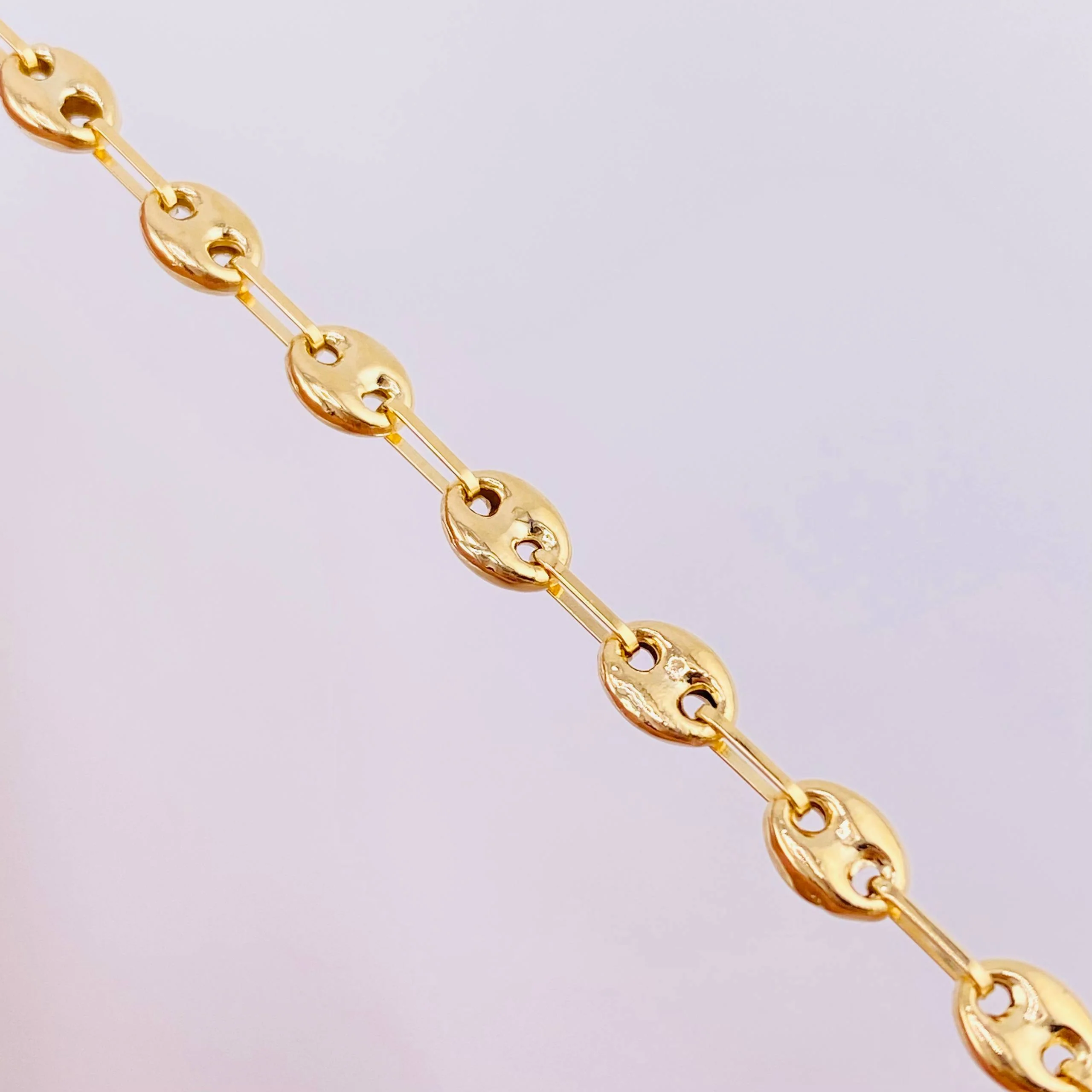 Tobillera Gc 3.5 g / 24.5 cm / 5 mm Oro Amarillo 18K - Image 2