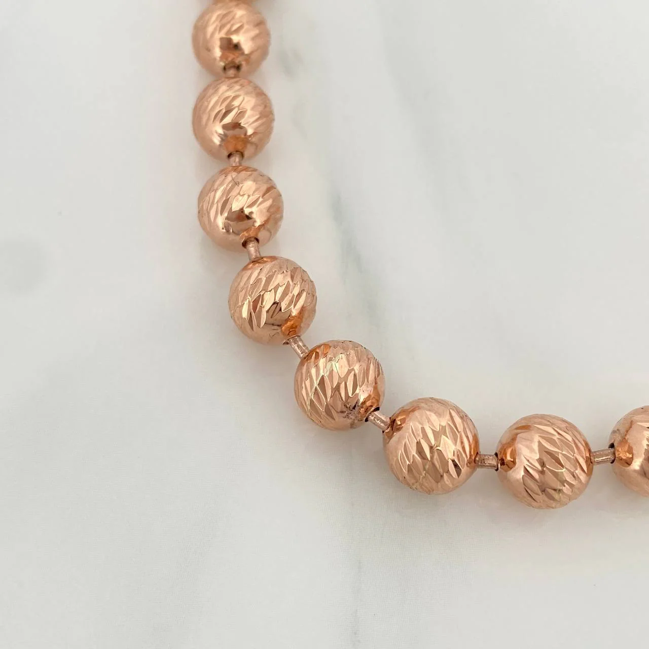 Tobillera Militar 20.95gr / 25cm / 8mm Oro Rosa 18K $ - Image 3