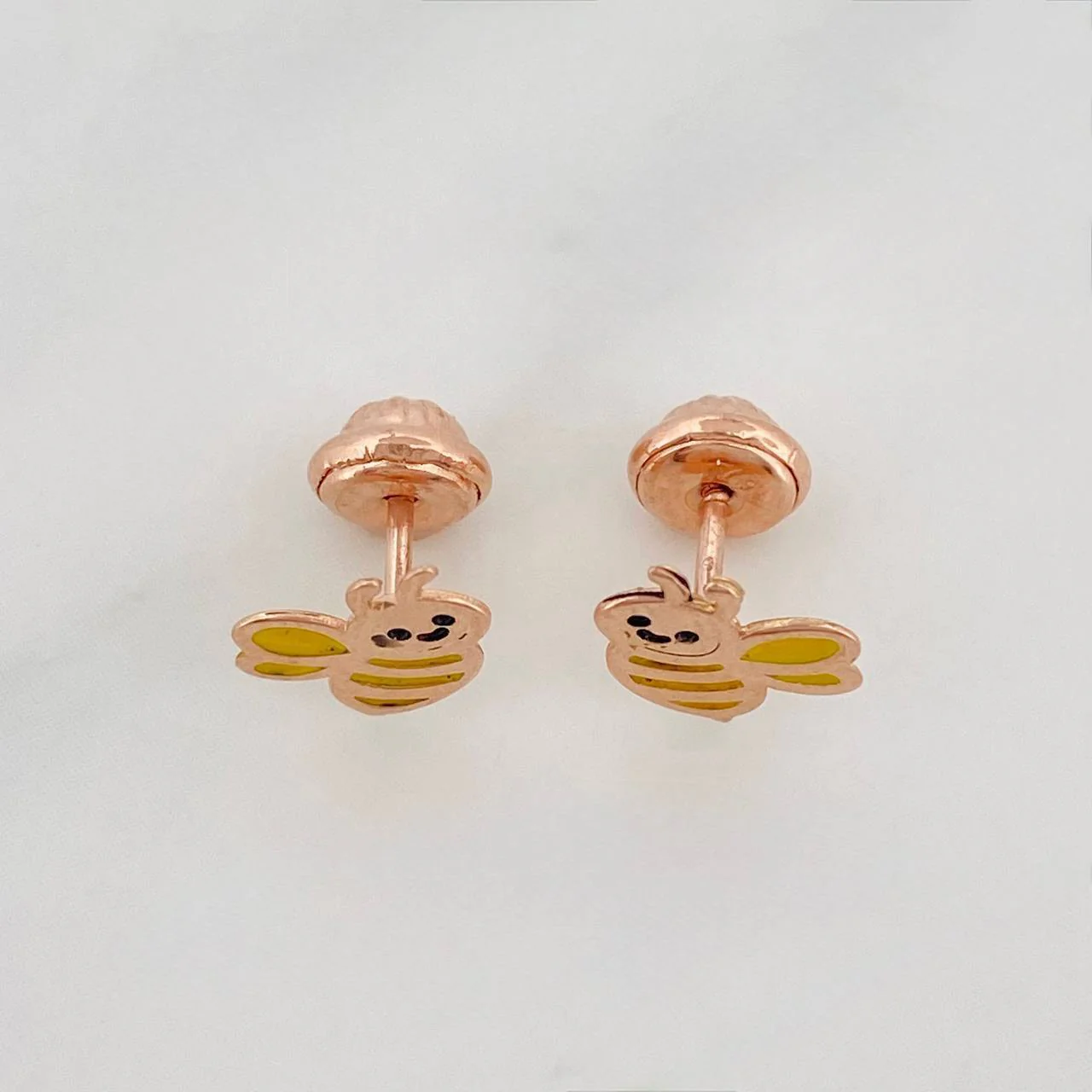 Topos Abejas 0.85 g / 8.24 mm Oro Rosa 18K - Image 2