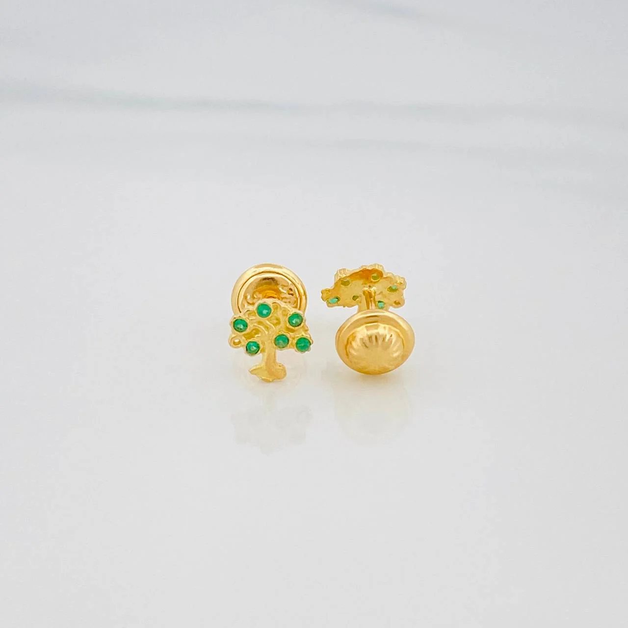 Topos Árbol 0.9 g / 6 mm Oro Amarillo 18K - Image 2