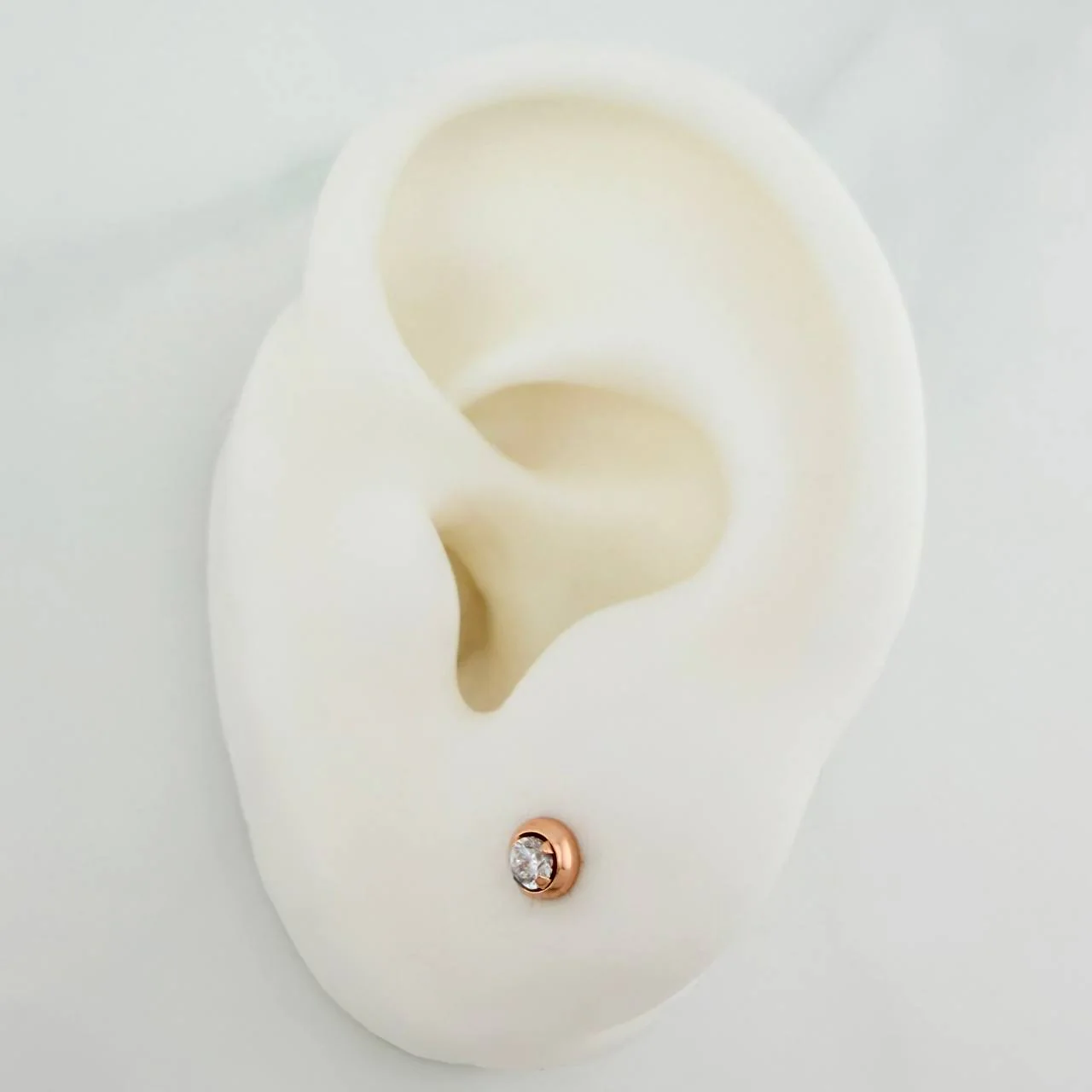 Topos Bisel 0.7gr / 3.8mm Oro Rosa 18K % - Image 4