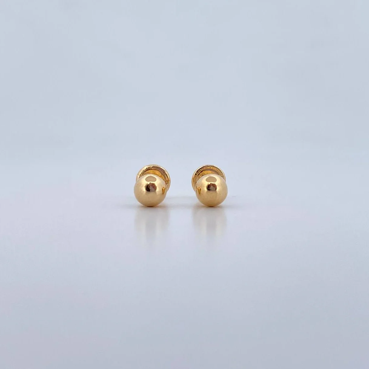 Topos Bola 5mm 0.55gr / Lisa Oro Amarillo 18K &