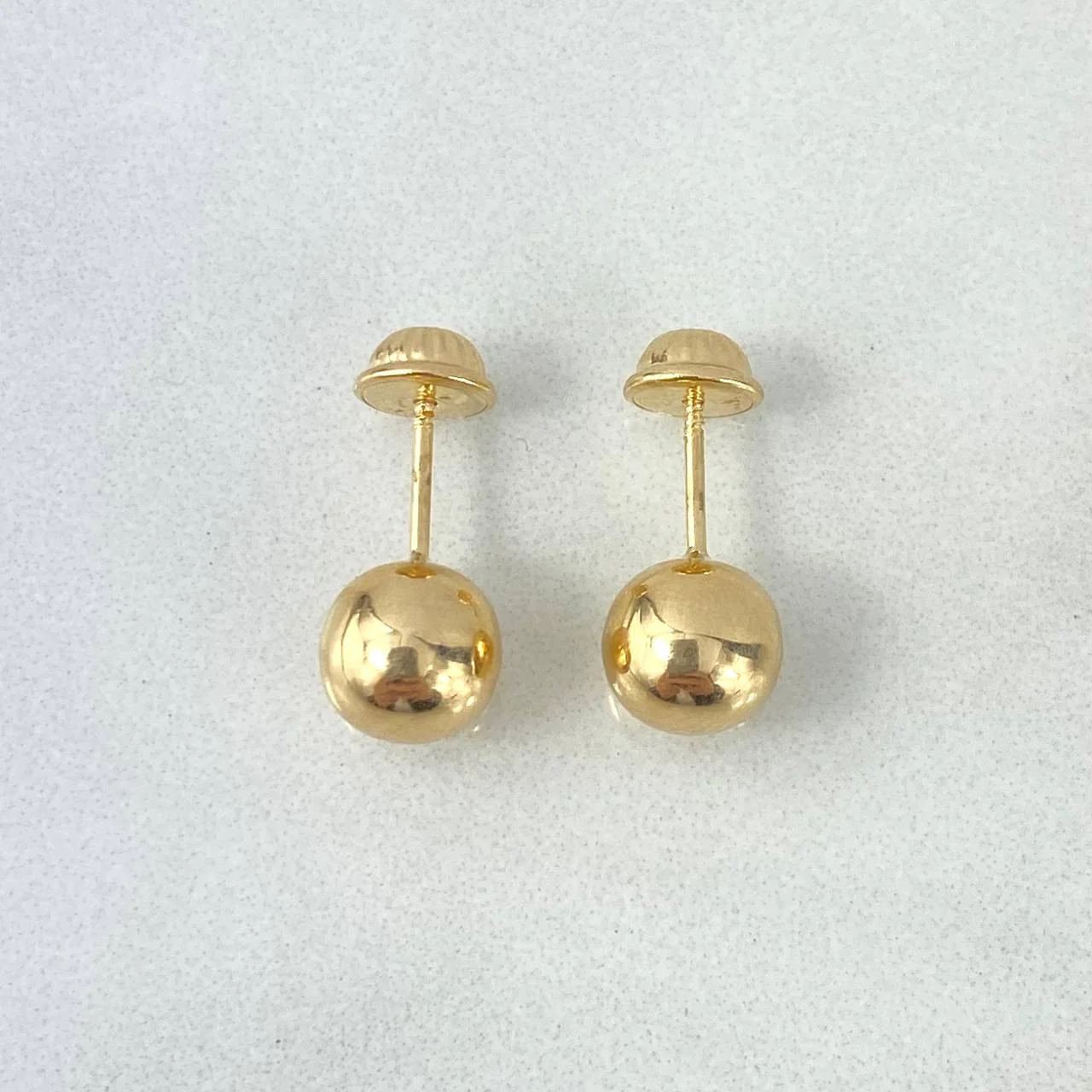 Topos Bola 0.75gr / 7mm Lisa Oro Amarillo & - Image 2