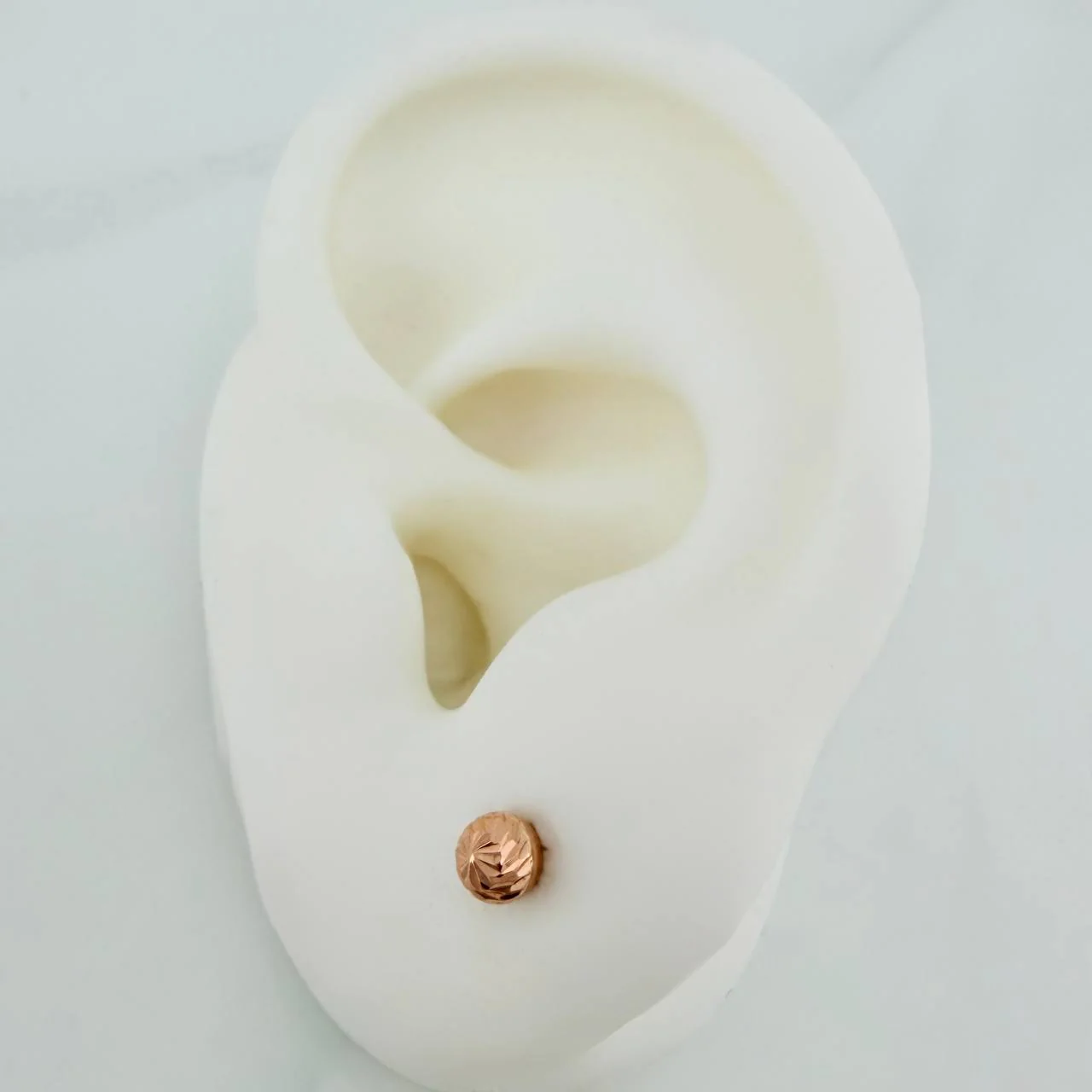 Topos Bola 0.7gr / 4mm Oro Rosa 18K % - Image 5