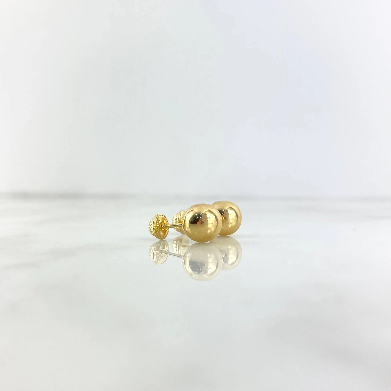 Topos Bola Lisa 0.85gr / 7mm Oro Amarillo 18K - Image 2
